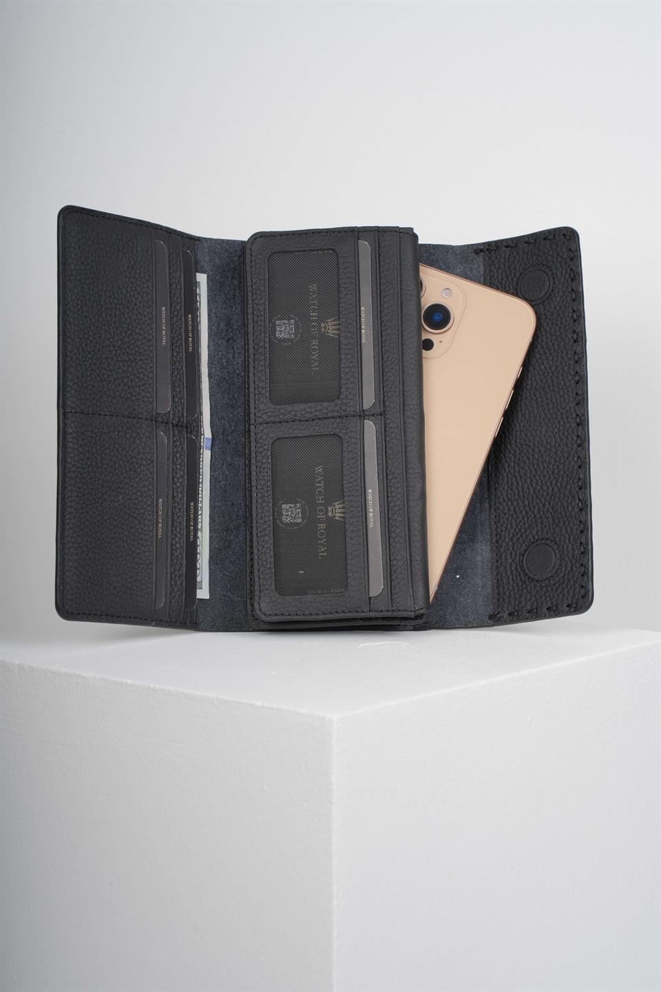 VALENCIA FLOTTER BLACK PHONE WALLET