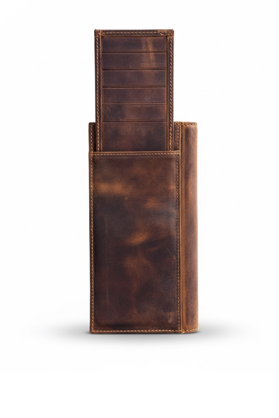 Wilson Crazy Taba Hakiki Deri Telefon Cüzdanı Şık ve Fonksiyonel Deri Cüzdan