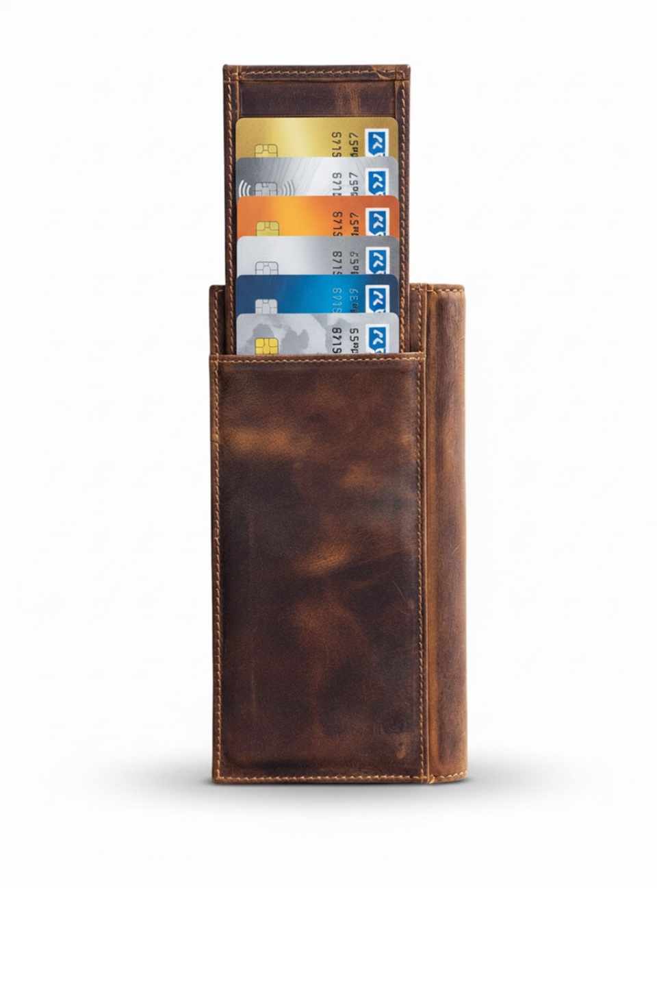 Wilson Crazy Taba Hakiki Deri Telefon Cüzdanı Şık ve Fonksiyonel Deri Cüzdan