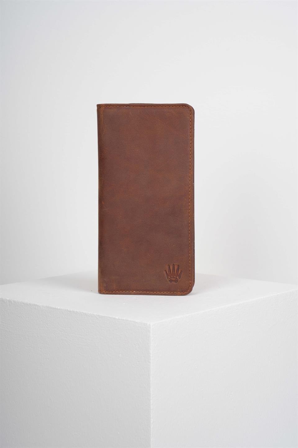 WILSON TIGUAN TABA HAKİKİ DERİ TELEFON CÜZDANI