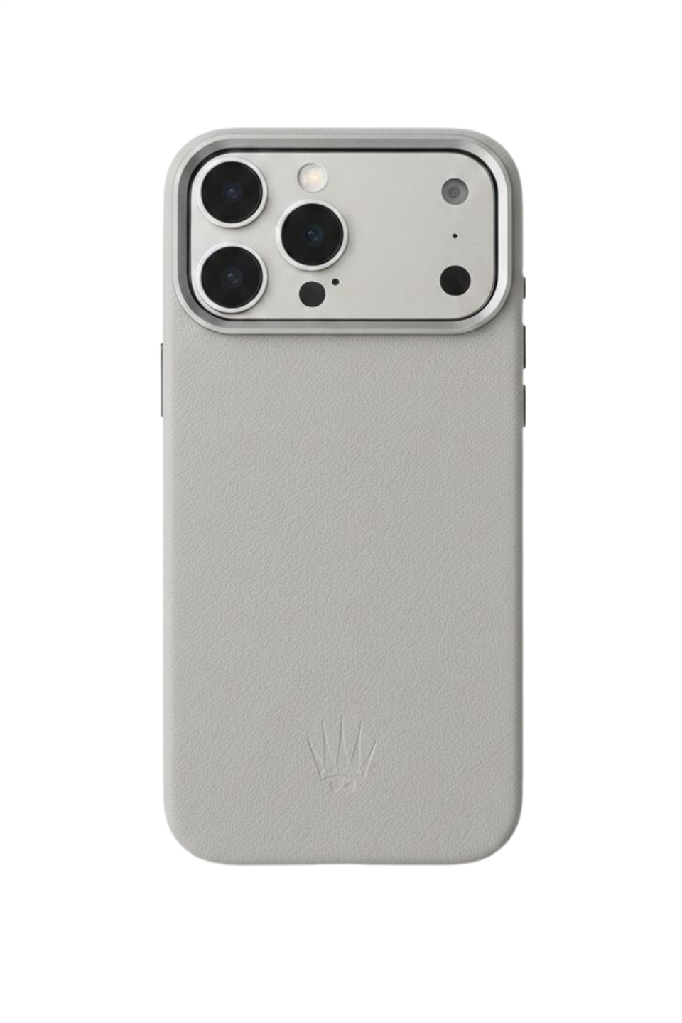 Iconcase Iphone 17 Pro Max Beyaz Manyetik Özellikli Deri Kılıf 