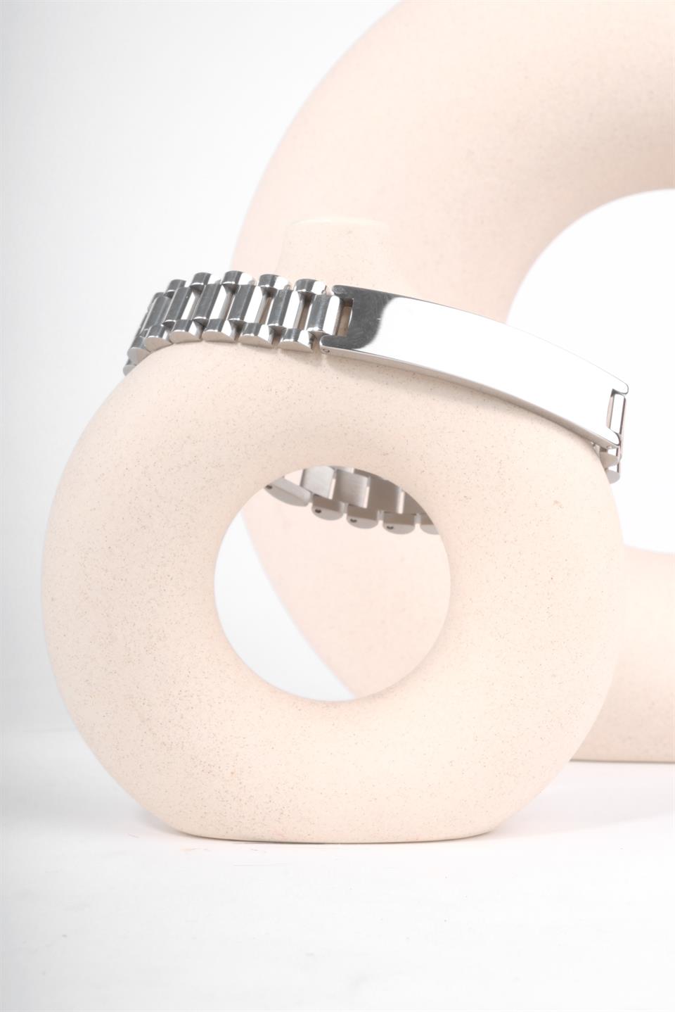 ELROY SILVER STEEL BRACELET 