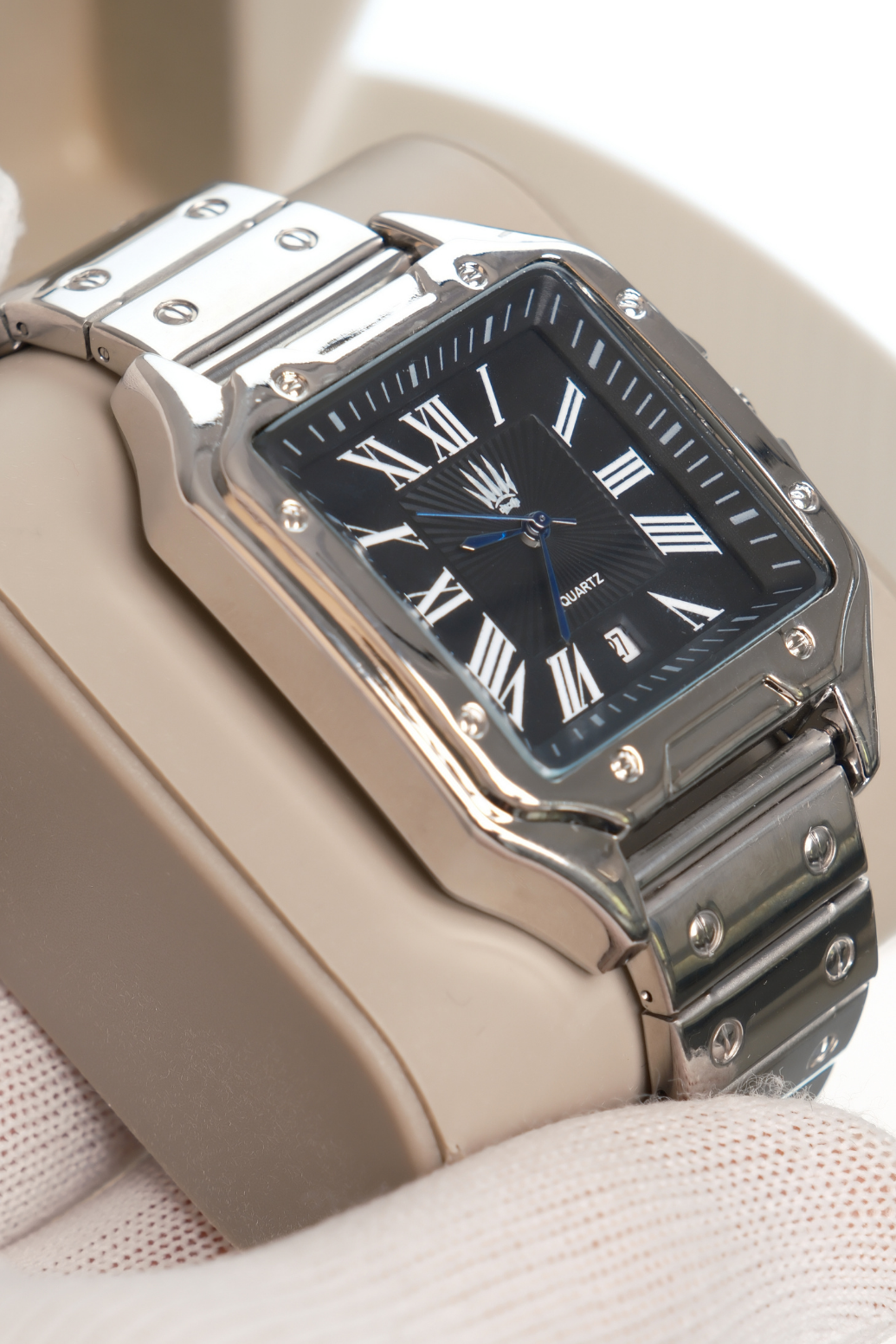 Monarch Classic Time Silver black Kol SaatiKol SaatiWATCHOFROYAL MONARCHMonarch Classic Time Silver black Kol Saati