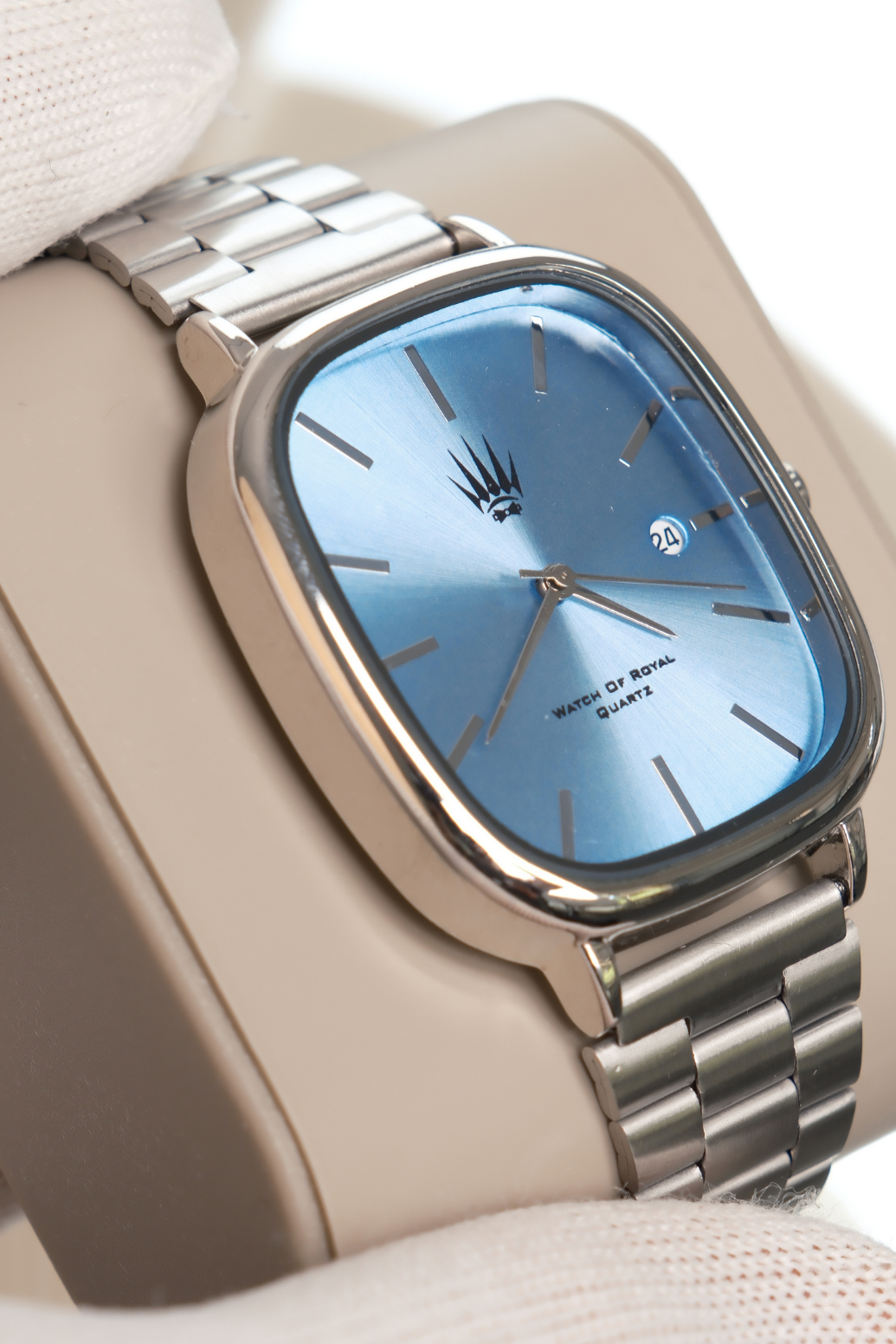 Classic Time Silver Blue Kol SaatiKol SaatiWATCHOFROYALClassicTimeClassic Time Silver Blue Kol Saati