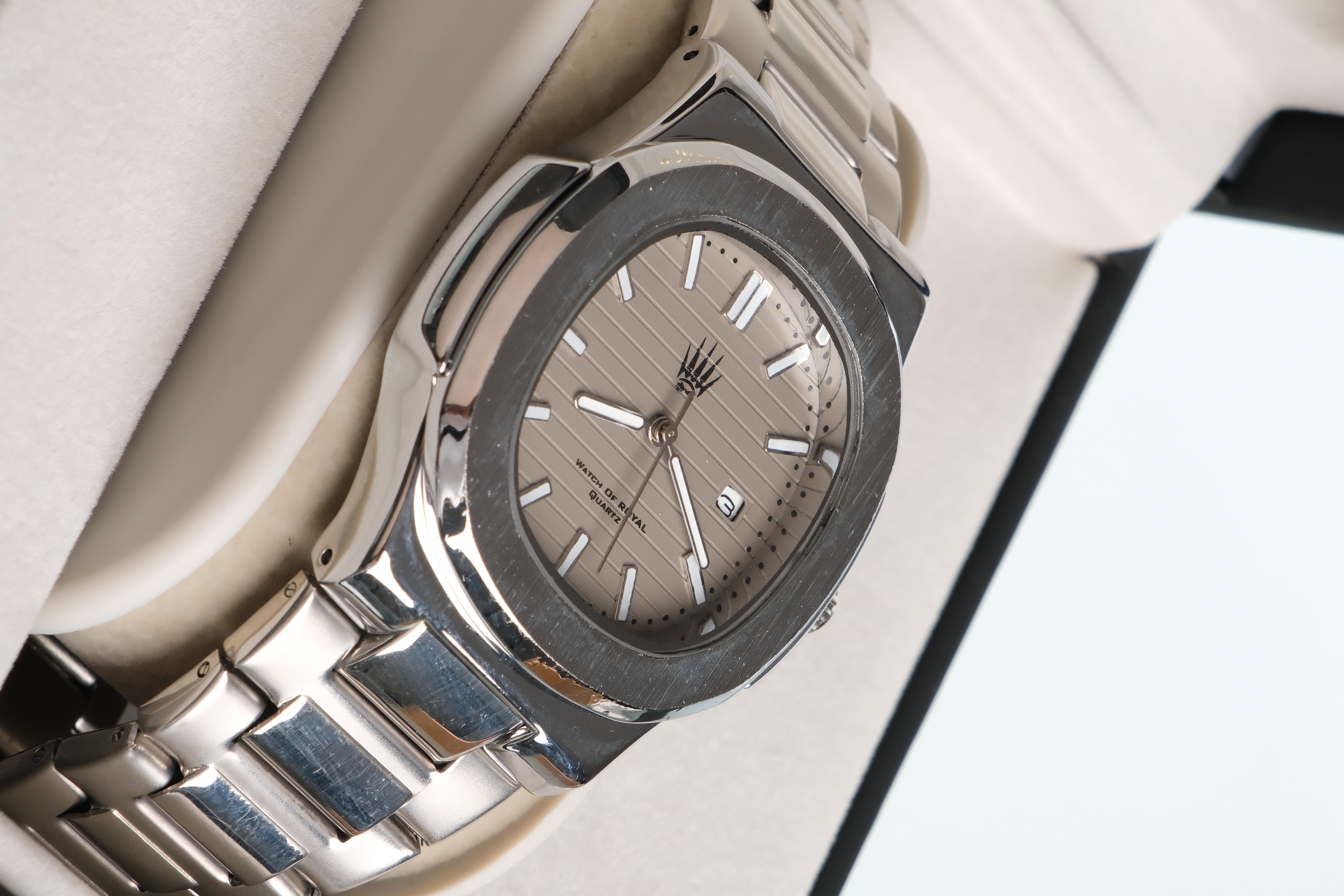 Nautilus Silver Bej Kol SaatiKol SaatiWATCHOFROYALNautilusNautilus Silver Bej Kol Saati