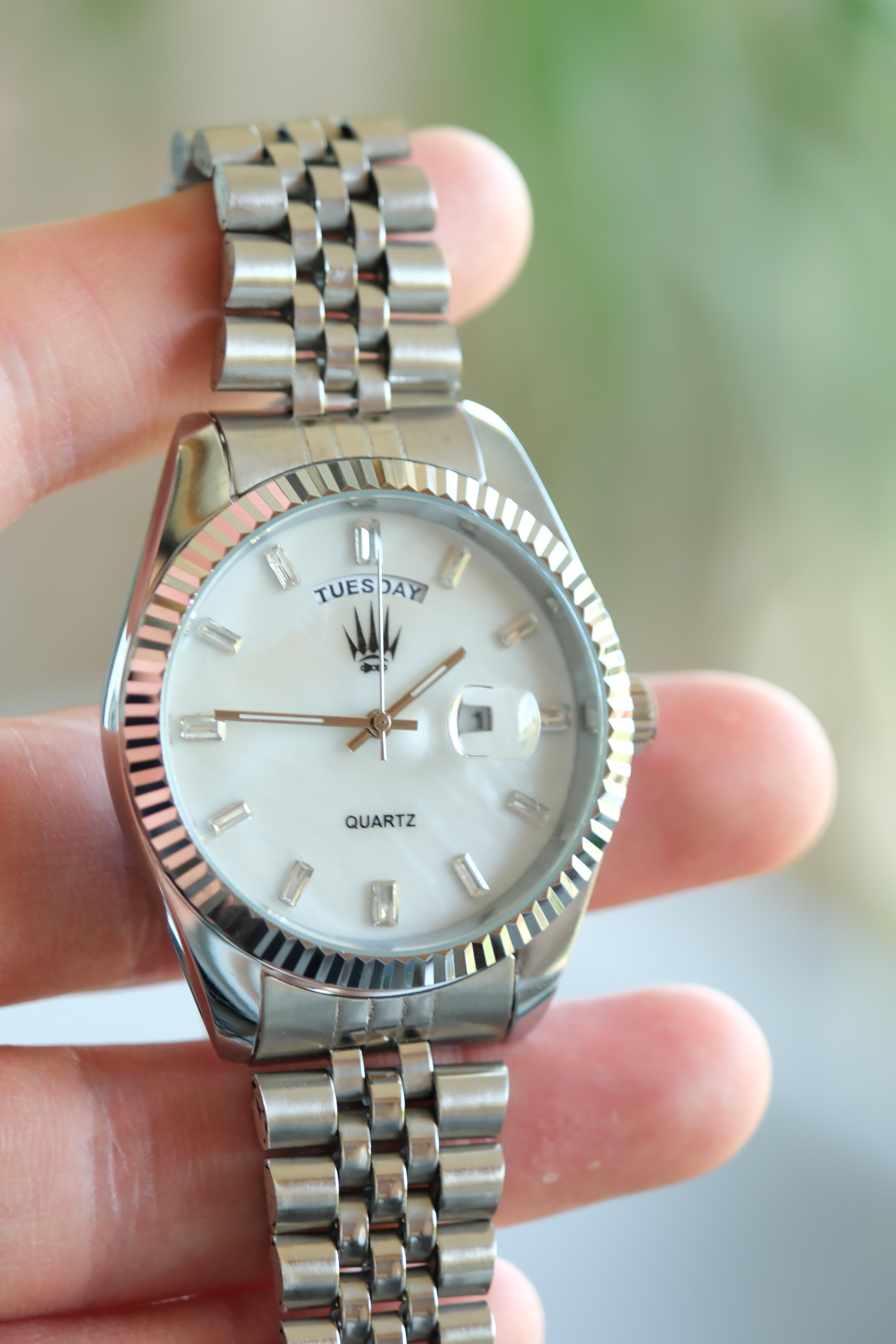 Royal date Silver White Kol SaatiKol SaatiWATCHOFROYALRoyaldateRoyal date Silver White Kol Saati