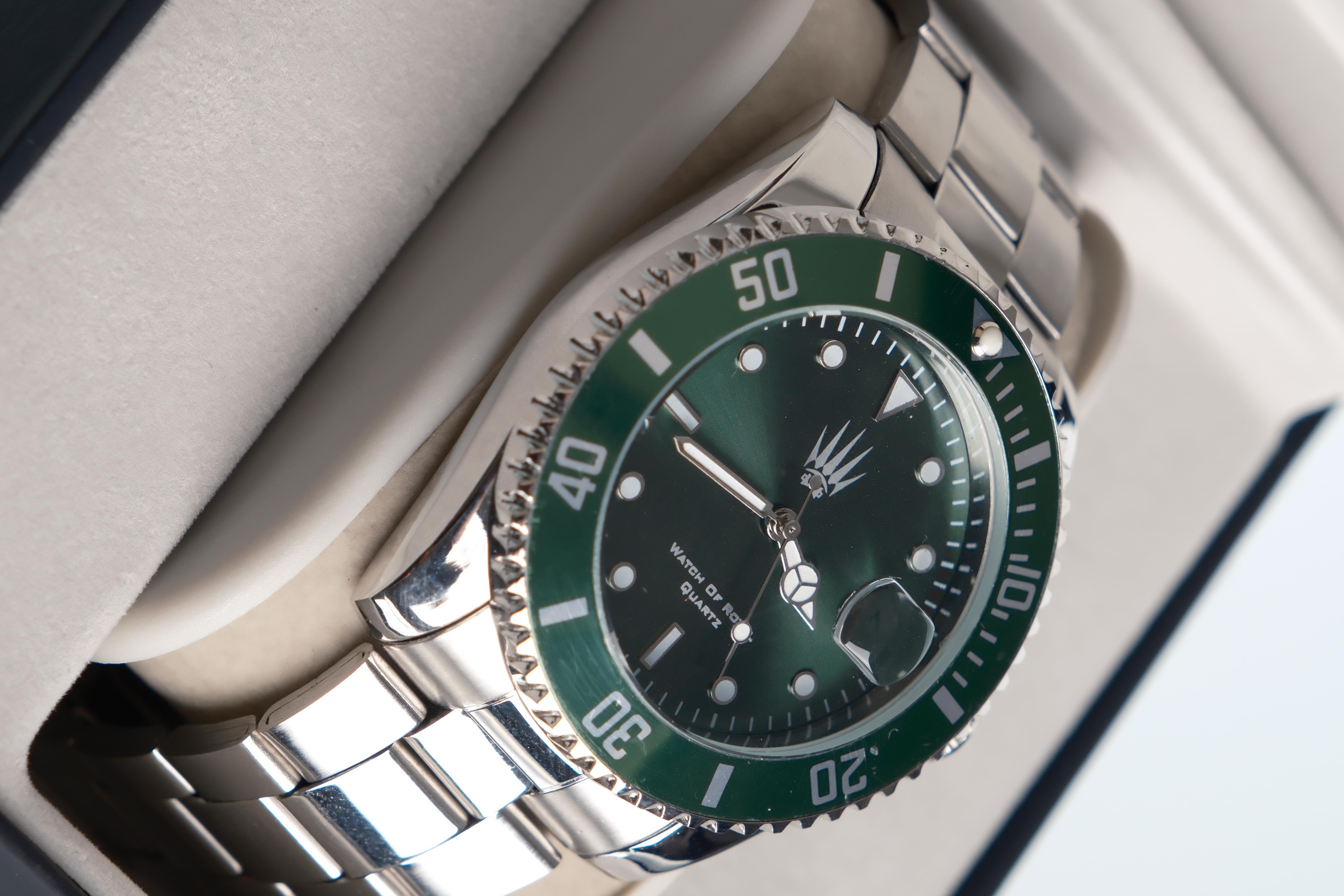 Titan Silver Green Kol SaatiWatchesWATCHOFROYALTitanTitan Silver Green Kol Saati