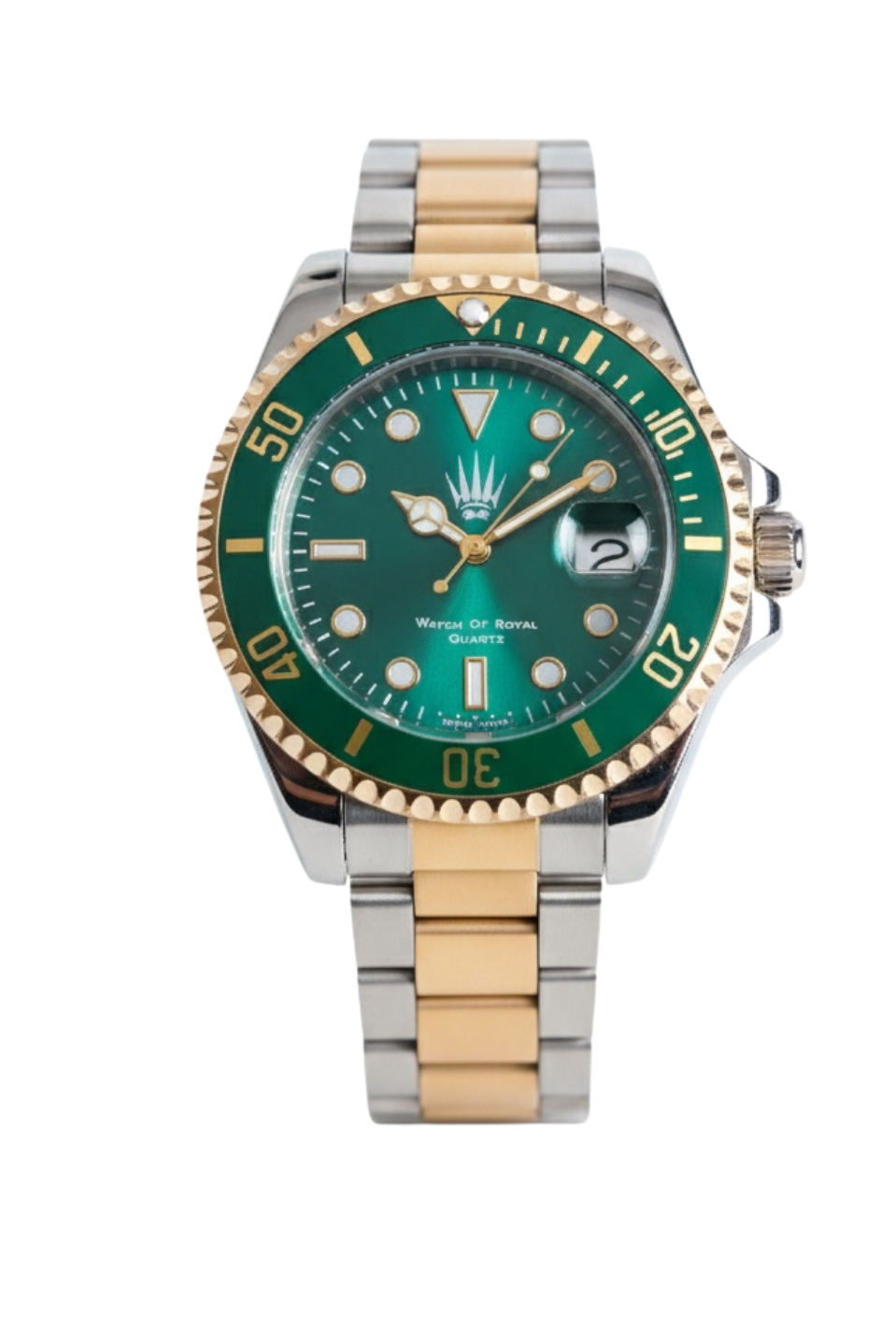 Titan Silver Gold Yeşil Kol SaatiKol SaatiWATCHOFROYALTitanTitan Silver Gold Yeşil Kol Saati