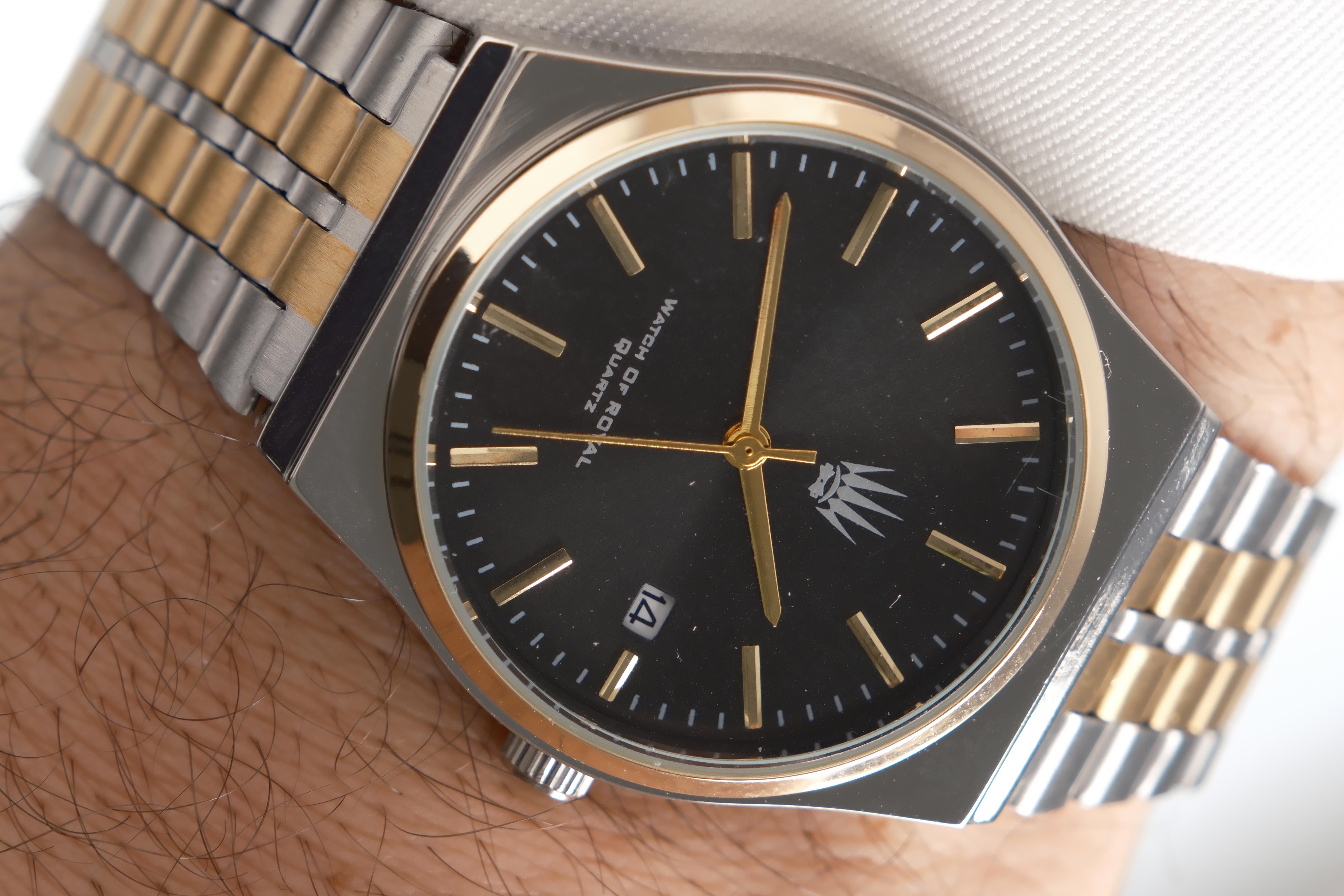 Virtus Classic Time Silver Gold Black Kol SaatiKol SaatiWATCHOFROYALVirtusClassicVirtus Classic Time Silver Gold Black Kol Saati