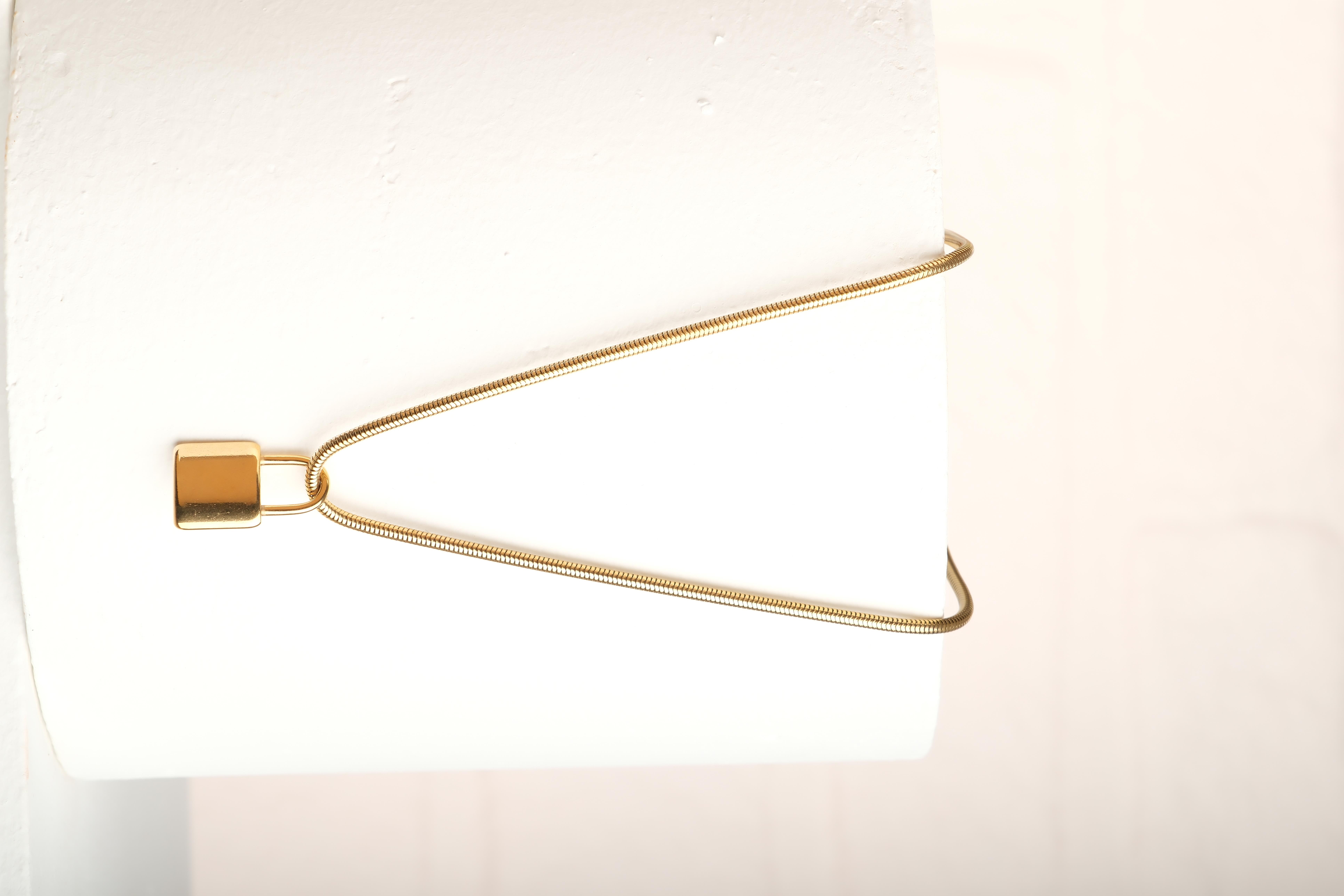 FOCLE GOLD STEEL NECKLACENecklaceWATCHOFROYALFCLEGLDFOCLE GOLD STEEL NECKLACE