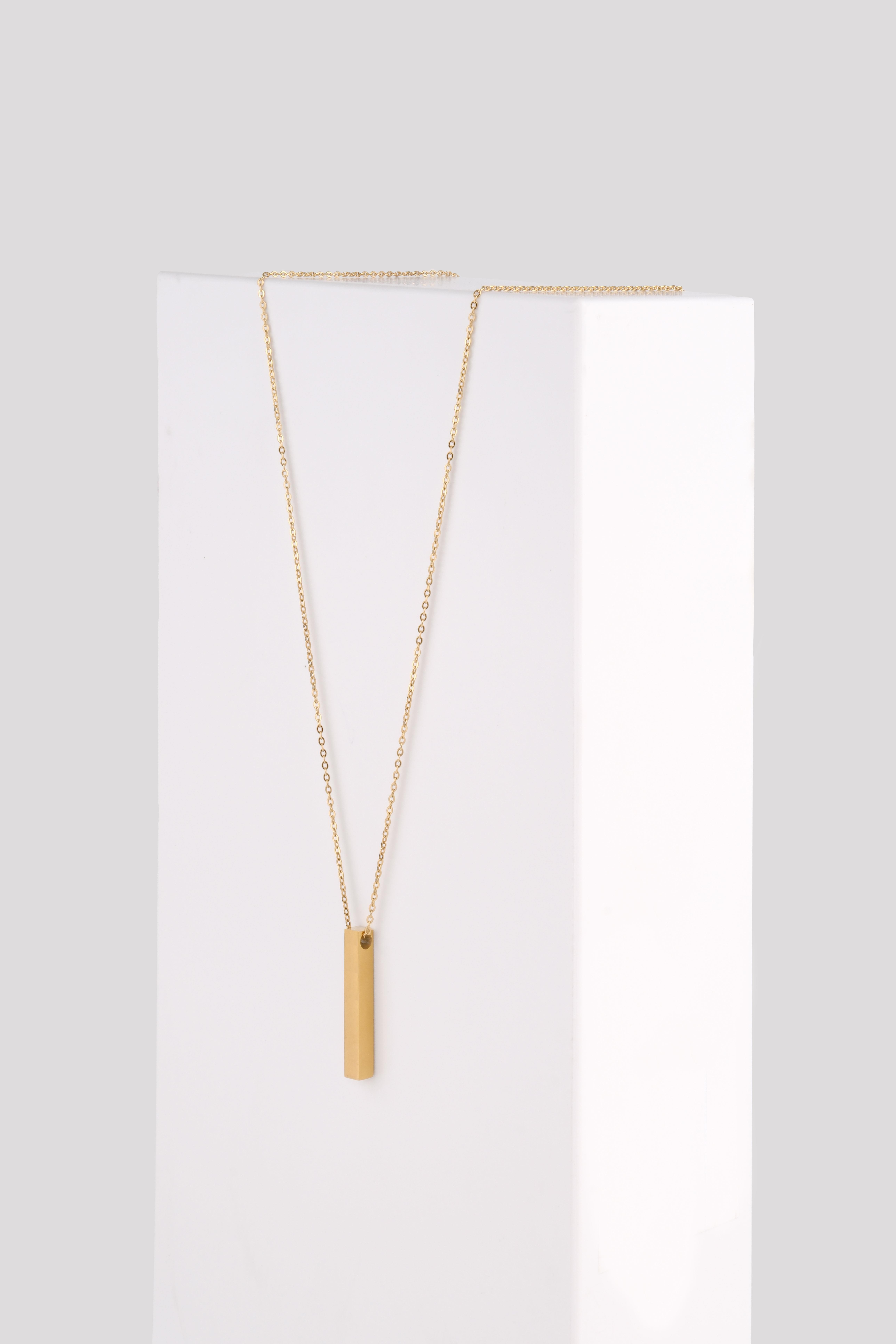 LUNGO GOLD STEEL NECKLACE NecklaceWATCHOFROYALLNGGLDLUNGO GOLD STEEL NECKLACE 