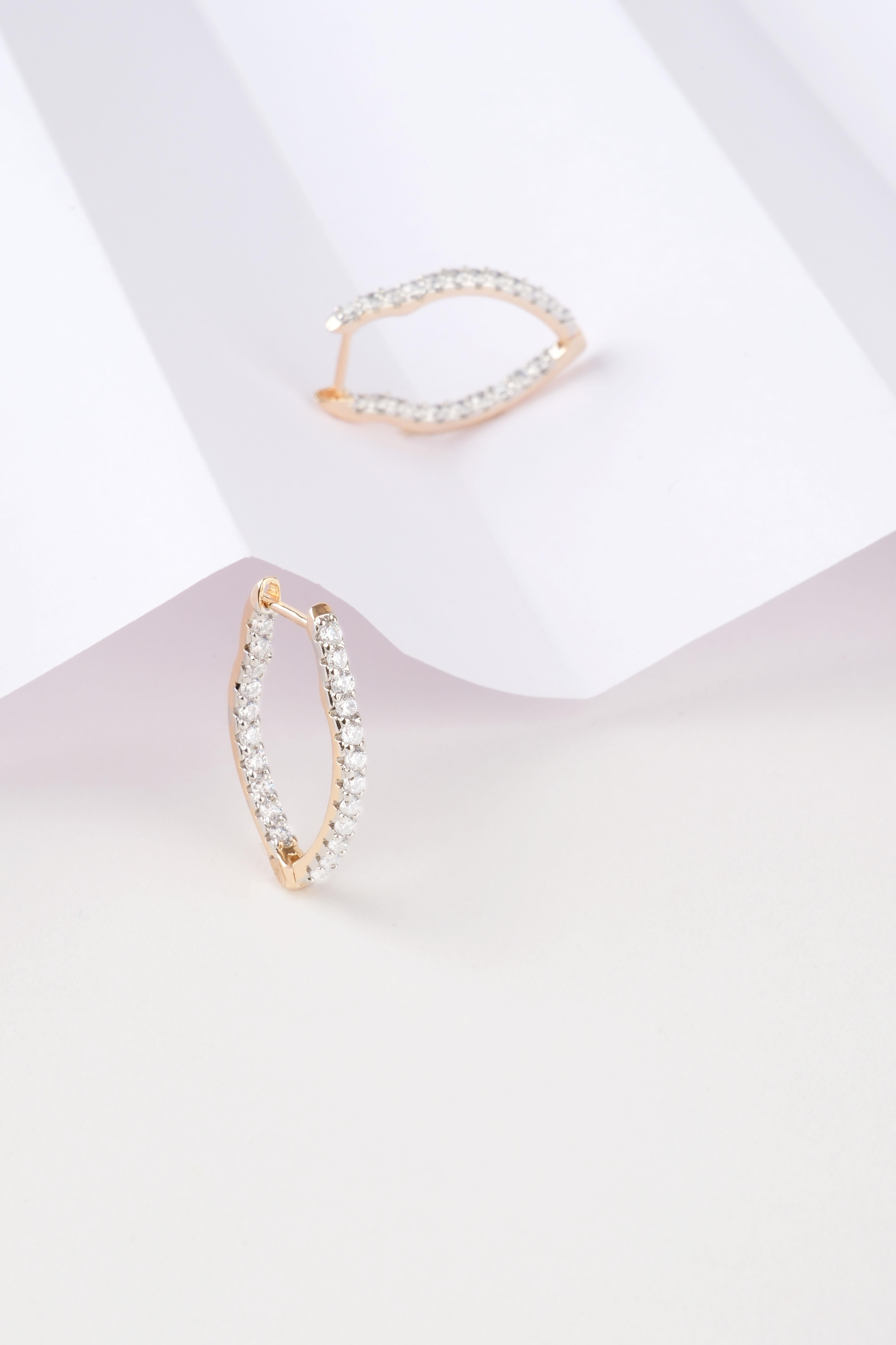 Waves Gold Çelik KüpeKüpeWATCHOFROYALWavesWaves Gold Çelik Küpe