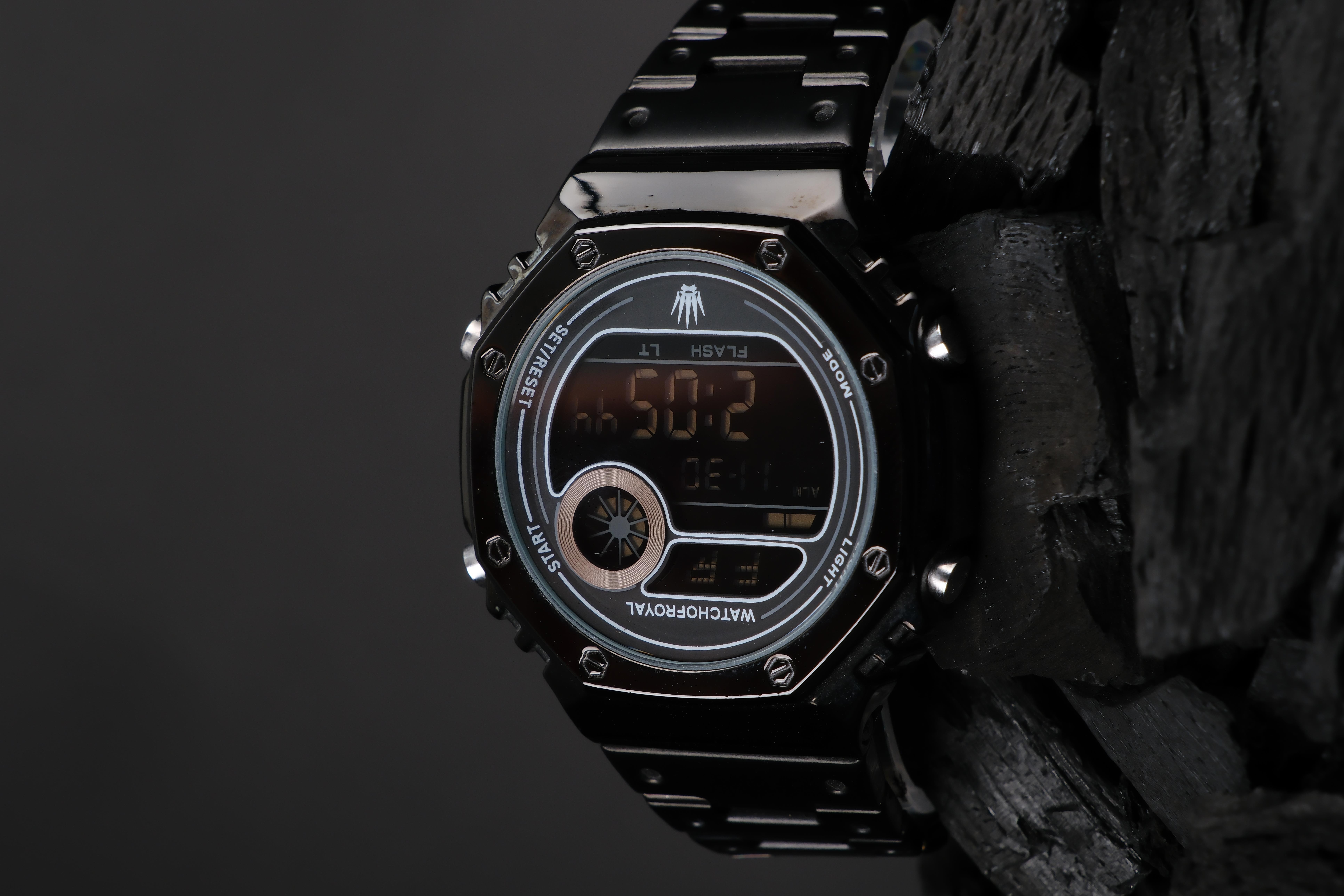 LED WOX BLACK KOL SAATİSaatWATCHOFROYALLEDWOXRSBLACKLSTLED WOX BLACK KOL SAATİ