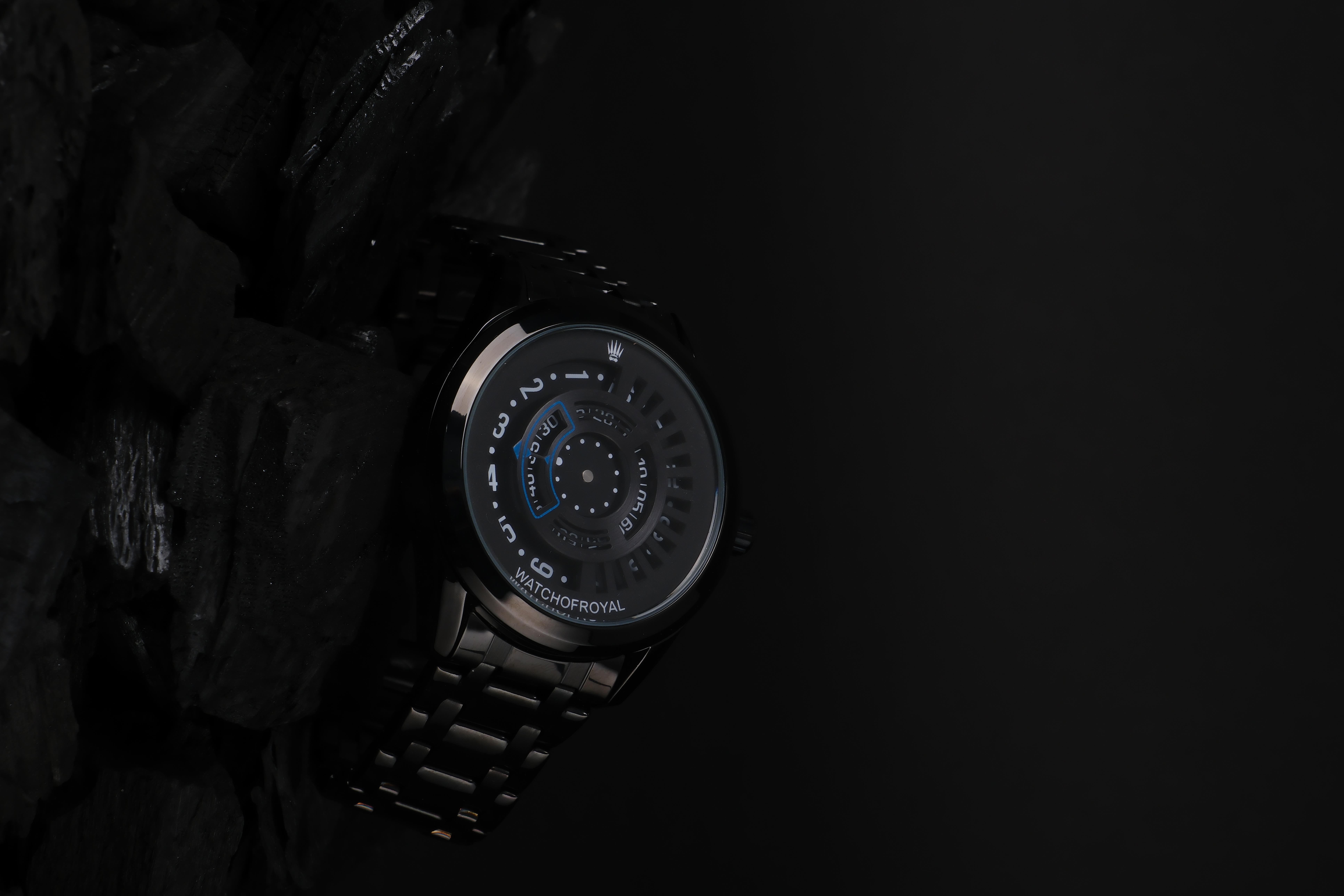SPEED MASTER BLUE BLACK KOL SAATİSaatWATCHOFROYALSPDMSTRBLBLACKLSTSPEED MASTER BLUE BLACK KOL SAATİ