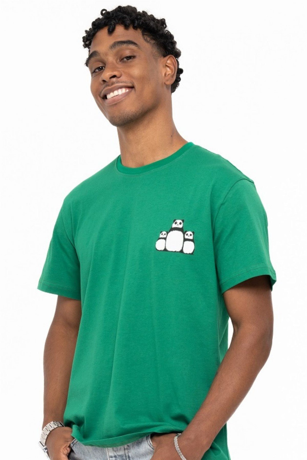 PANDA T-SHIRT GREENT-SHIRTWATCH OF ROYALPANDAGREENPANDA T-SHIRT GREEN