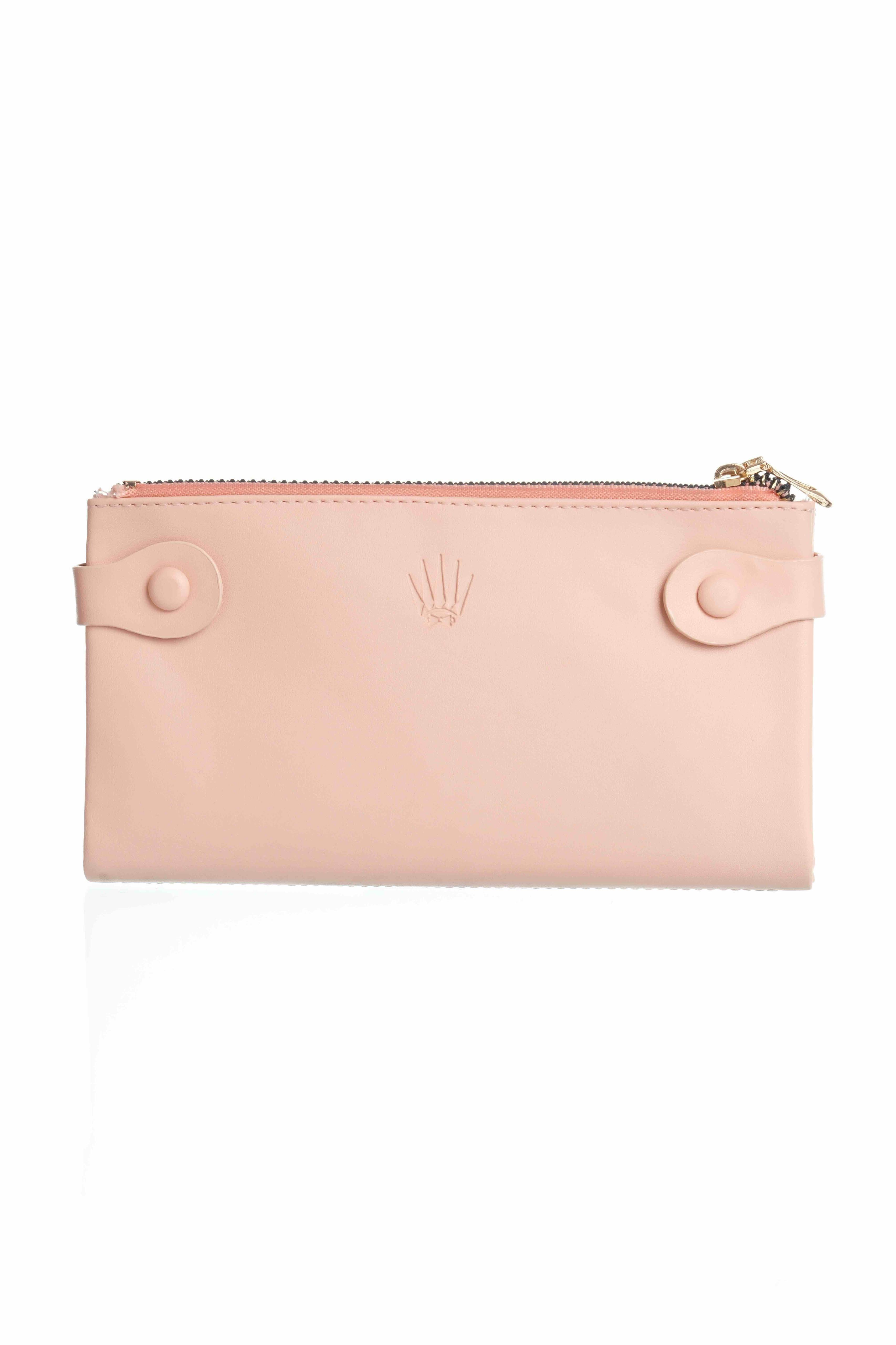 DUAL POCKET PEMBE PHONE WALLETTelefon CüzdanıWATCHOFROYALDUALPCKTFLTRBLCKDUAL POCKET PEMBE PHONE WALLET