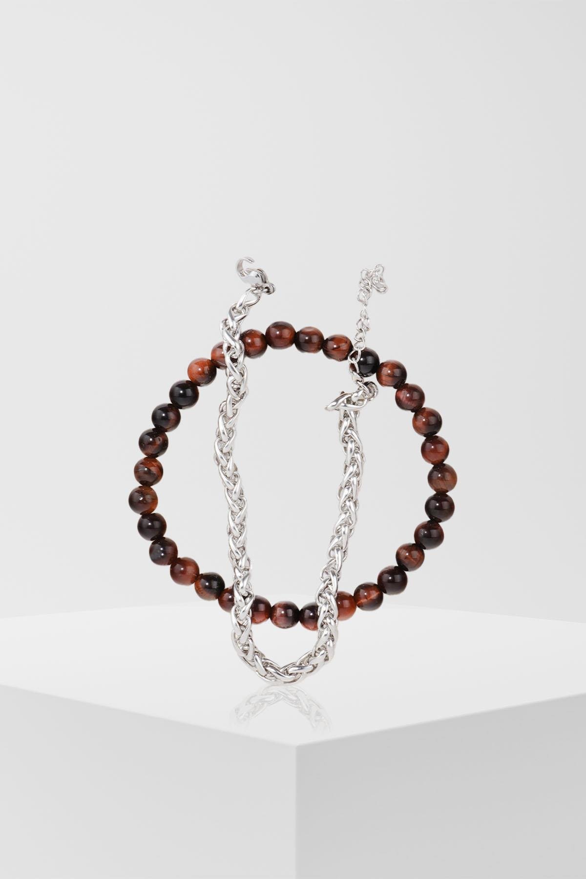 TIGER NATURAL STONE BİLEKLİKWATCHOFROYALTGRNTRLSTNTIGER NATURAL STONE BİLEKLİK