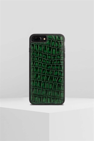 IPHONE 6 PLUS/8 PLUS / 7 PLUS CROCO GREEN LEATHER COVERPHONE CASEWATCHOFROYALCRCO7-8PLSGREENIPHONE 6 PLUS/8 PLUS / 7 PLUS CROCO GREEN LEATHER COVER