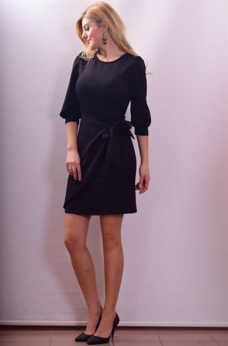 5238 Bağlama Detay Elbise