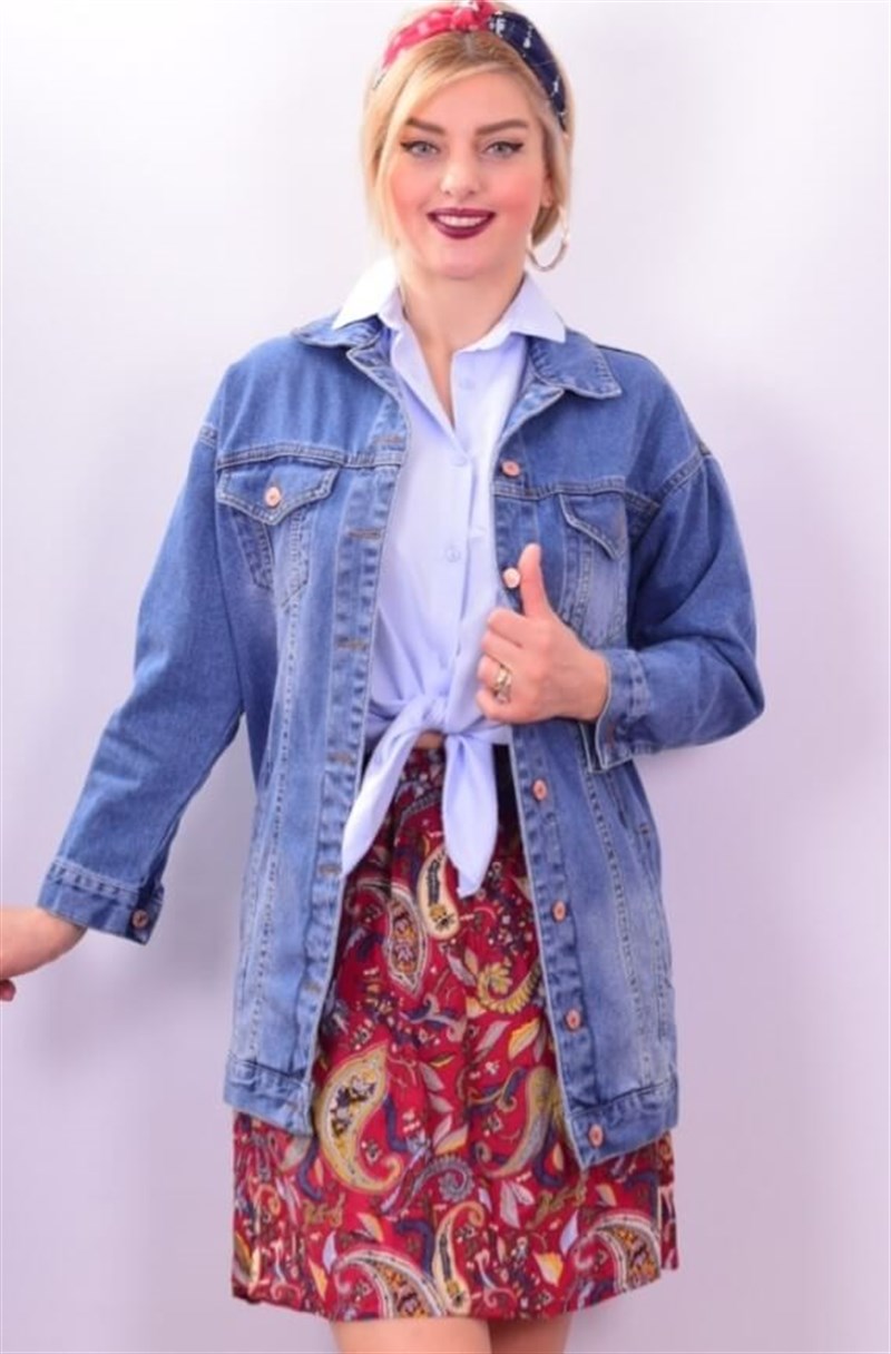 C6287 Boyfriend Jean Ceket 