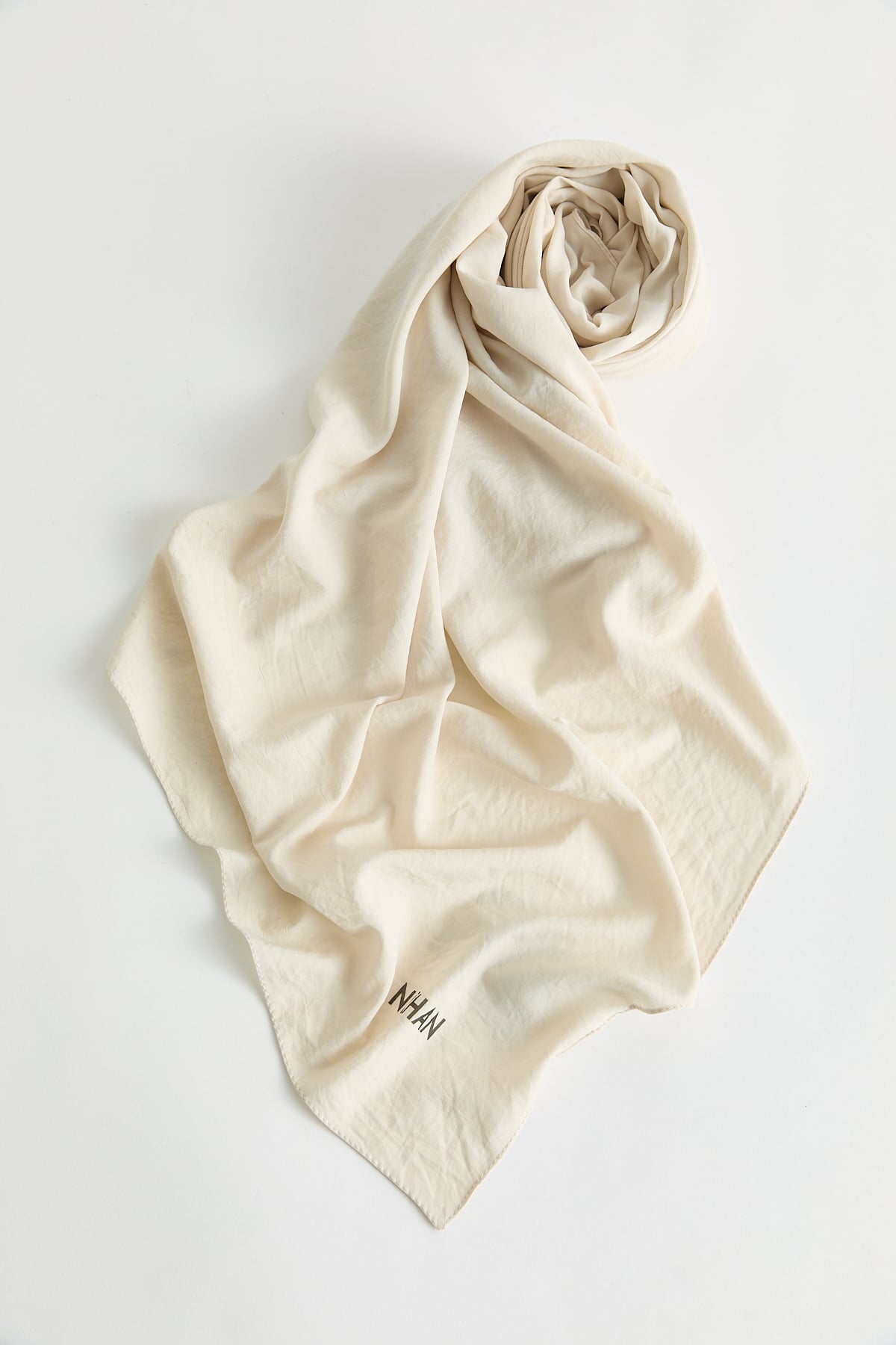 %100 Pamuk Fresh Eşarp  Krem