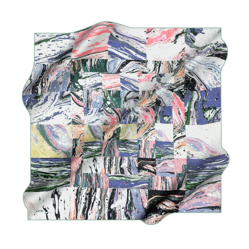 AKER İpek Eşarp İpek Krep Saten  351_modest