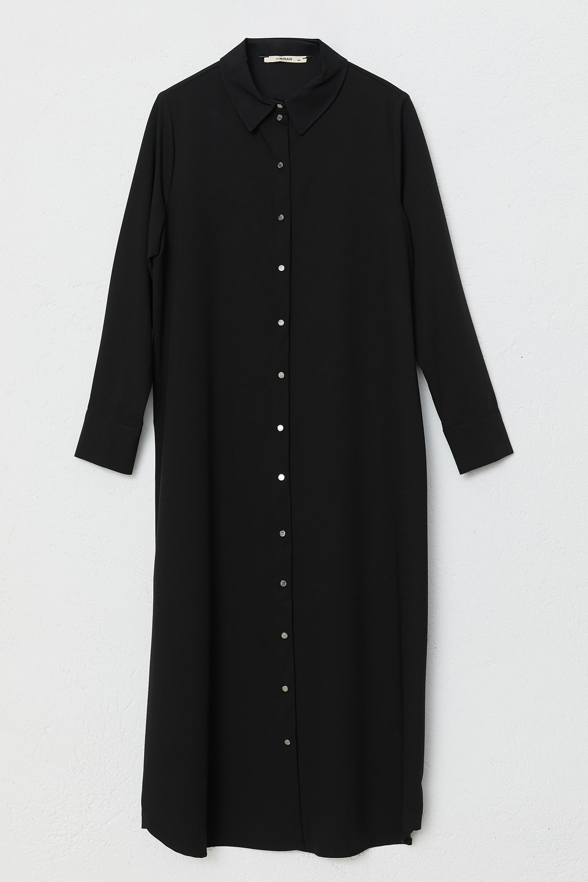 Nihan Büyük Beden Basic Tunik  Siyah