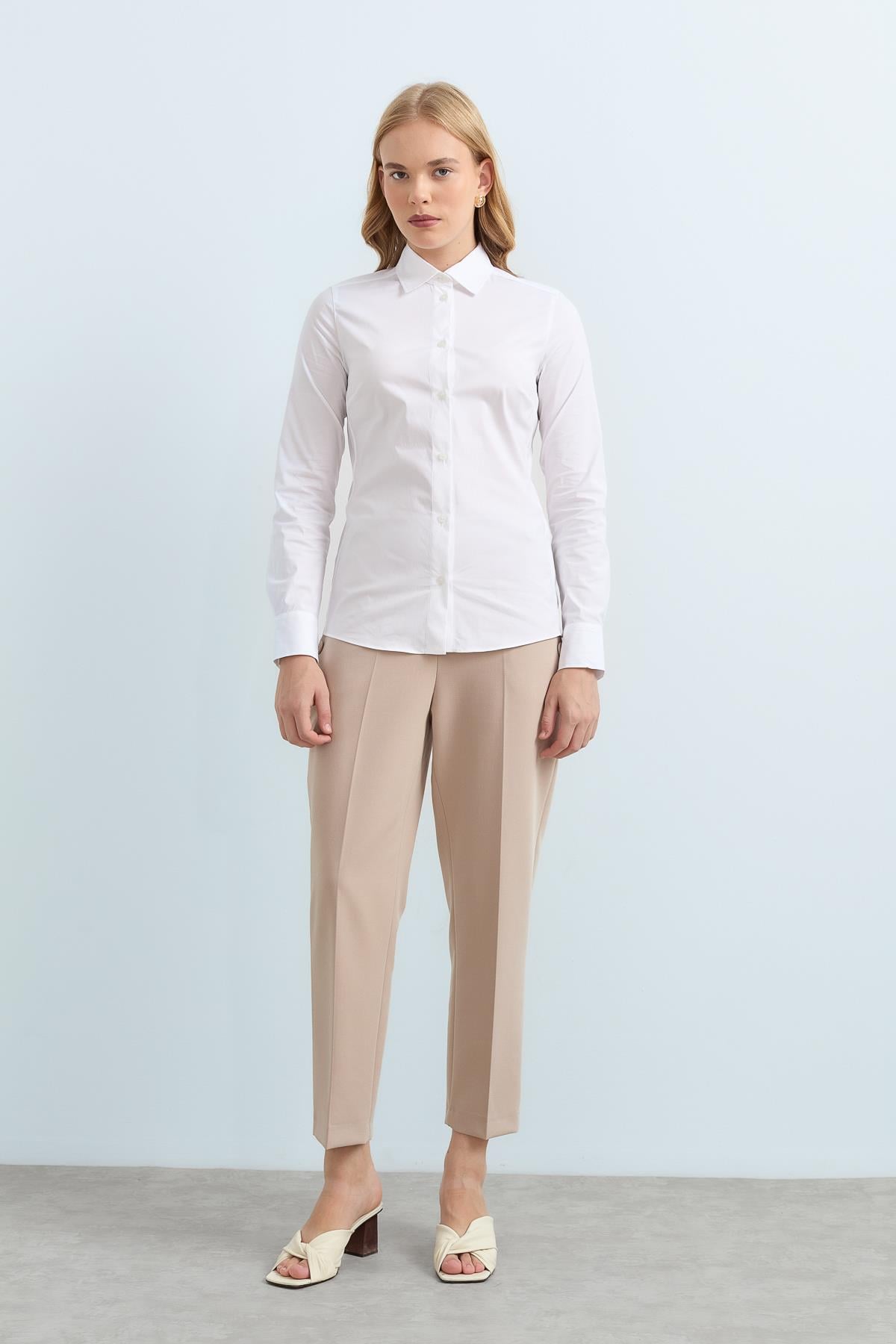 NİHAN Pantolon Nihan Blazer Pantolon  Taş_modest