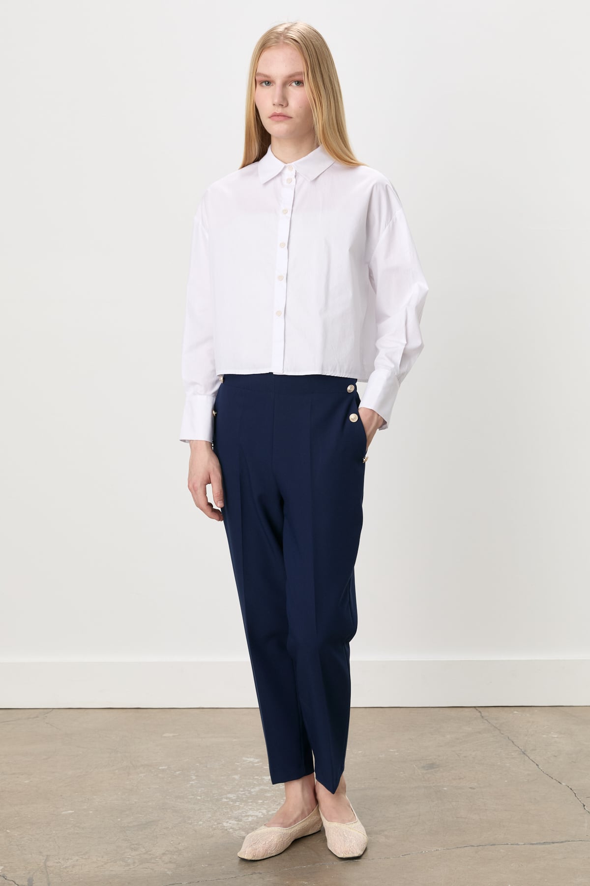 NİHAN Pantolon Nihan Blazer Pantolon  Lacivert_modest