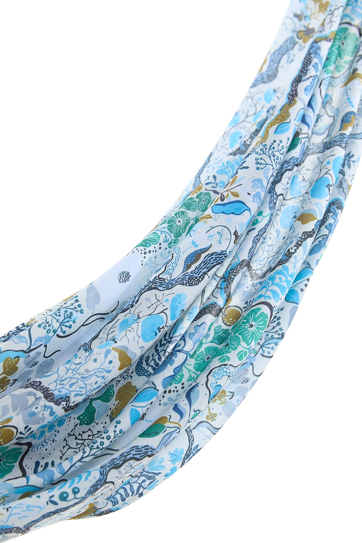 NİHAN Stil Eşarp Nihan Desenli Soft Eşarp  Göl Yeşili_modest