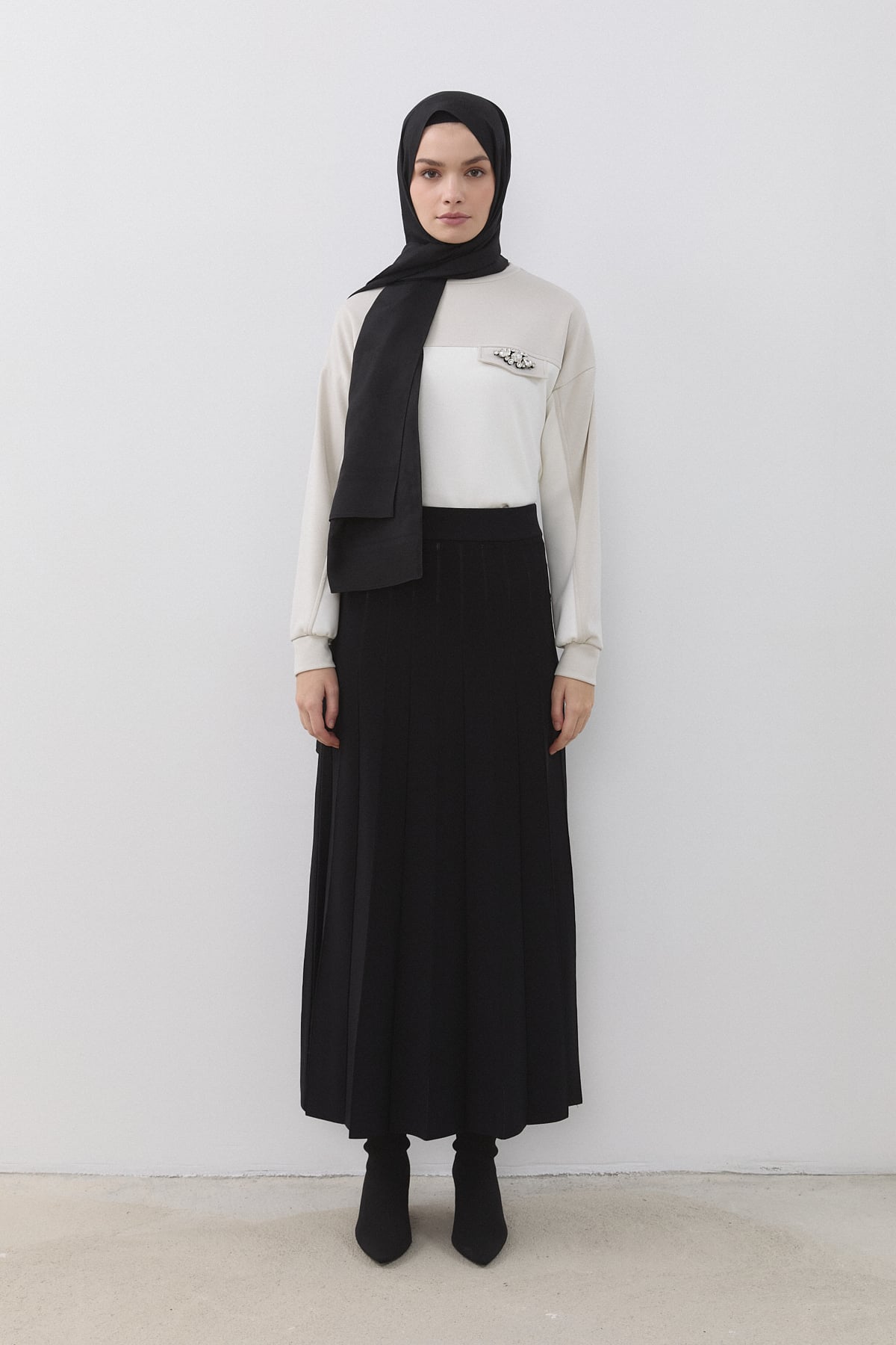 Pilise Rayon Etek  Siyah