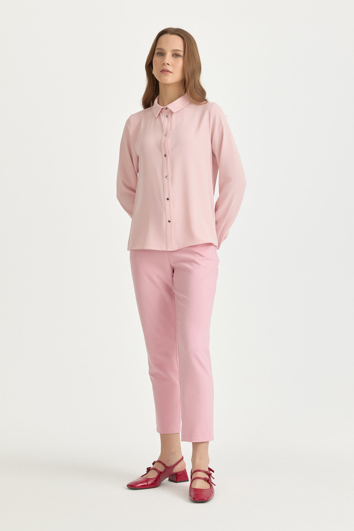 Klasik Gömlek  Pudra