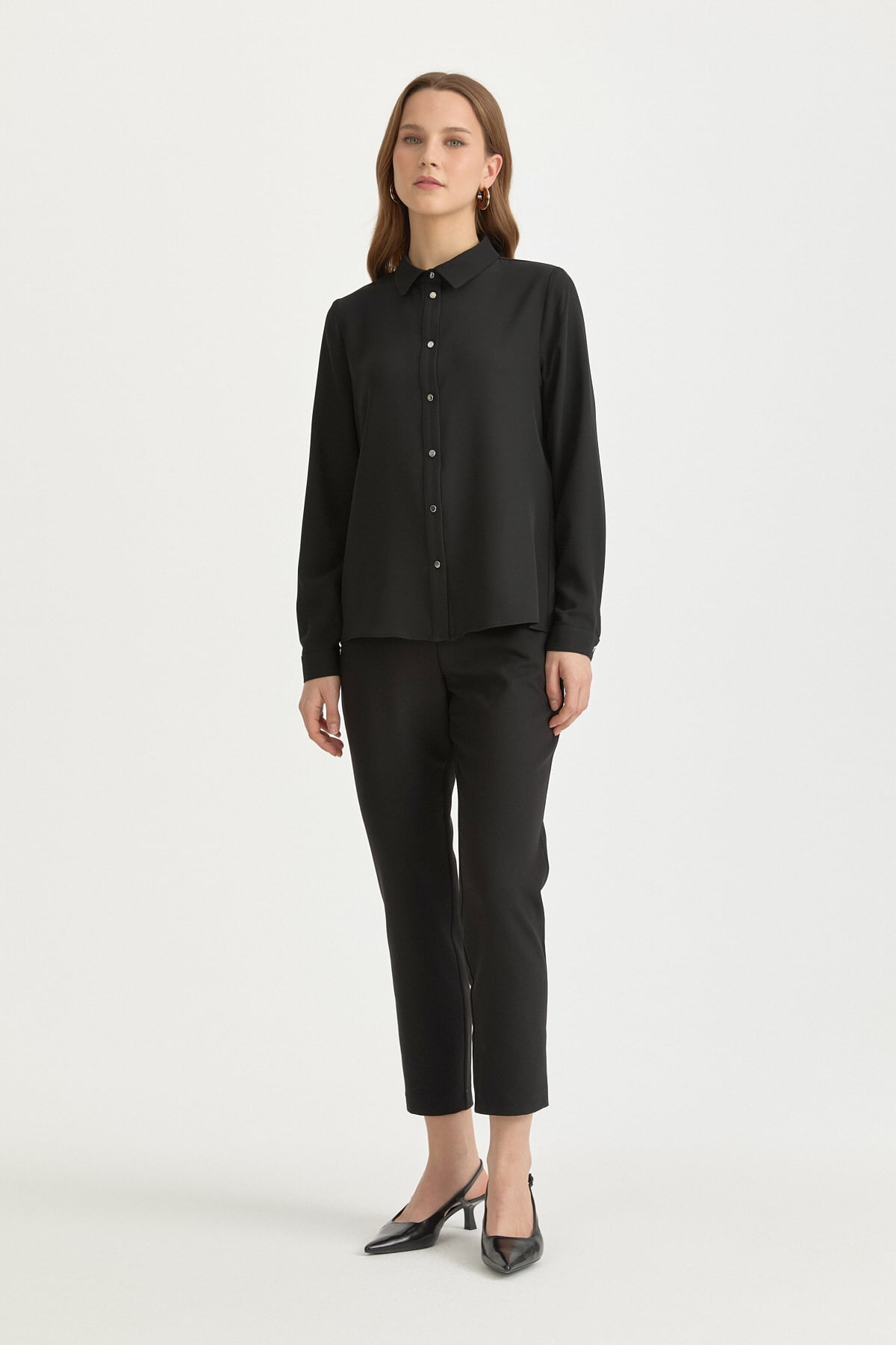 Klasik Gömlek  Siyah