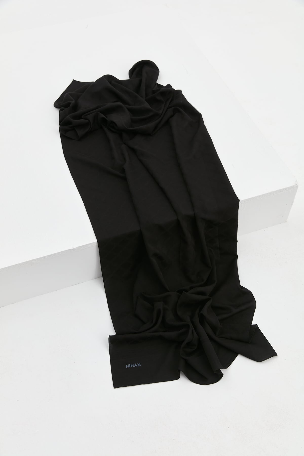 NİHAN Shawl Nihan Baklava Desen Şal  Siyah_modest