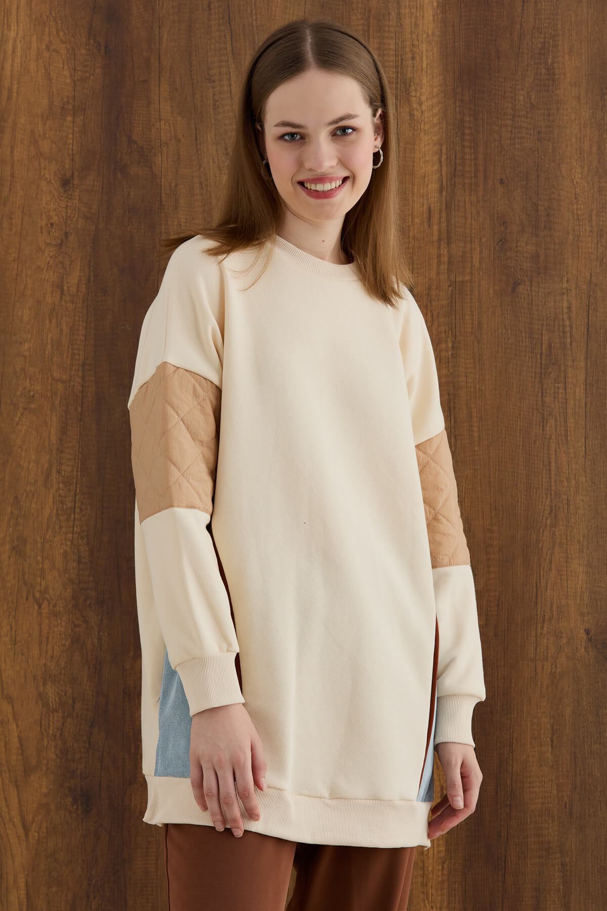Sweatshirt beige sale