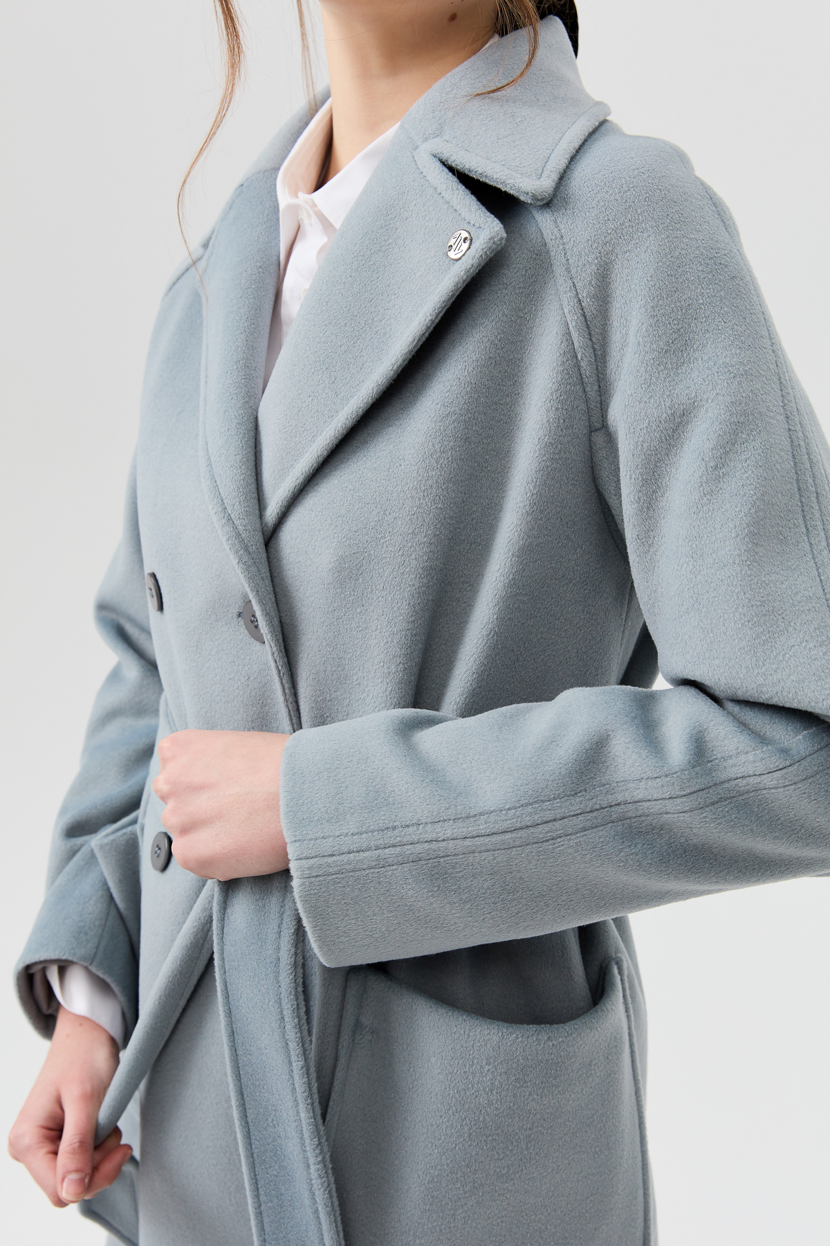 Pimkie tailored coat in 2024 pale blue