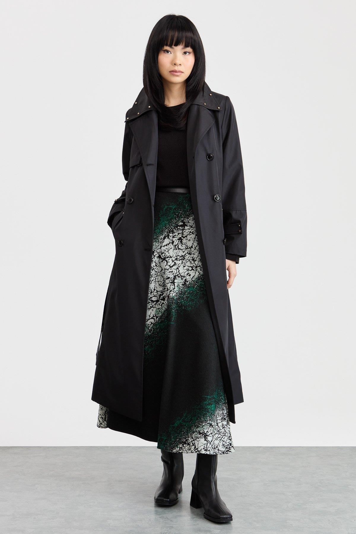 【美品 ランウェイ着用】 DRESS CAMP トレンチコート 日本製 PUBLIC TOKYO トレンチコート コート ハイクラストレンチコート