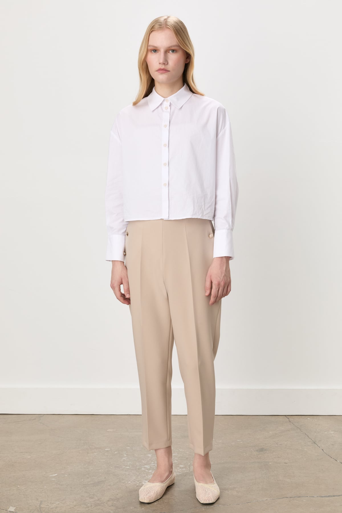 NİHAN Pantolon Nihan Blazer Pantolon  Bej_modest