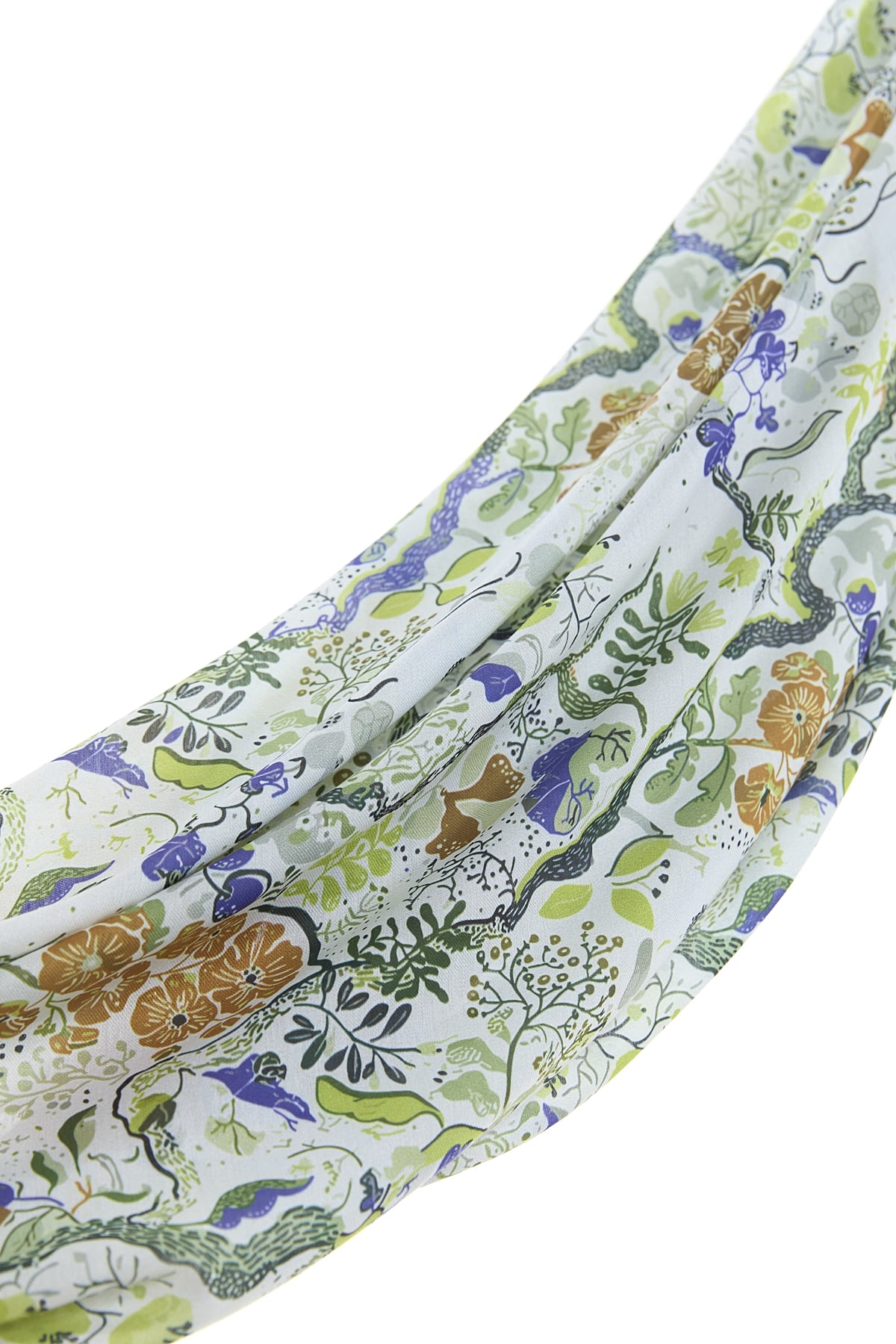 NİHAN Stil Eşarp Nihan Desenli Soft Eşarp  Ada Çayı_modest