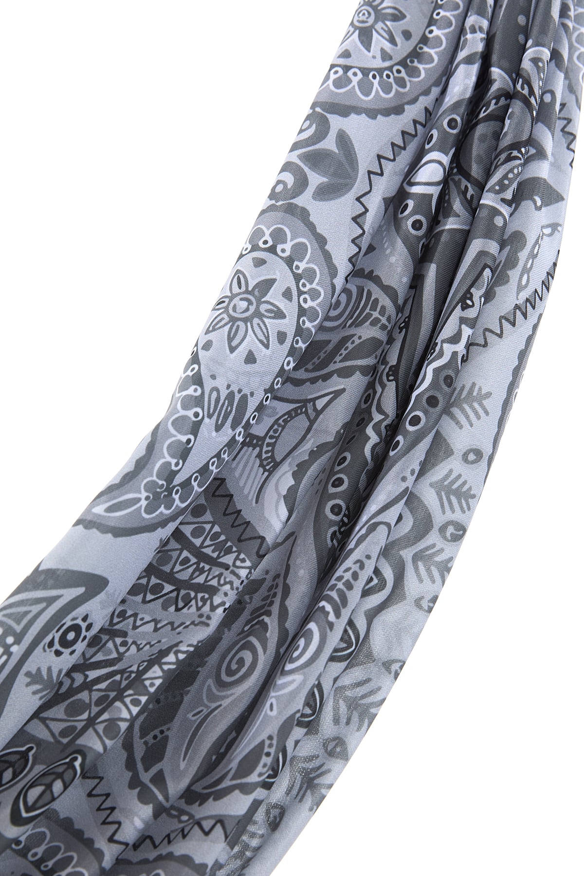 NİHAN Scarfs Nihan Desenli Soft Eşarp  Antrasit_modest