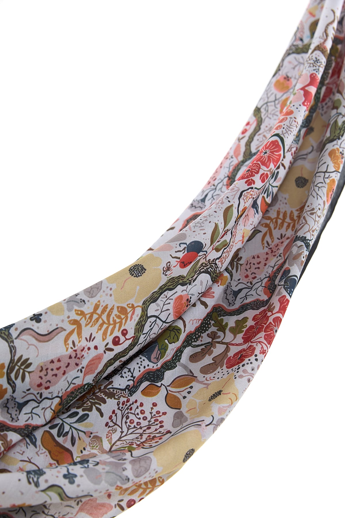 NİHAN Stil Eşarp Nihan Desenli Soft Eşarp  Ekru_modest