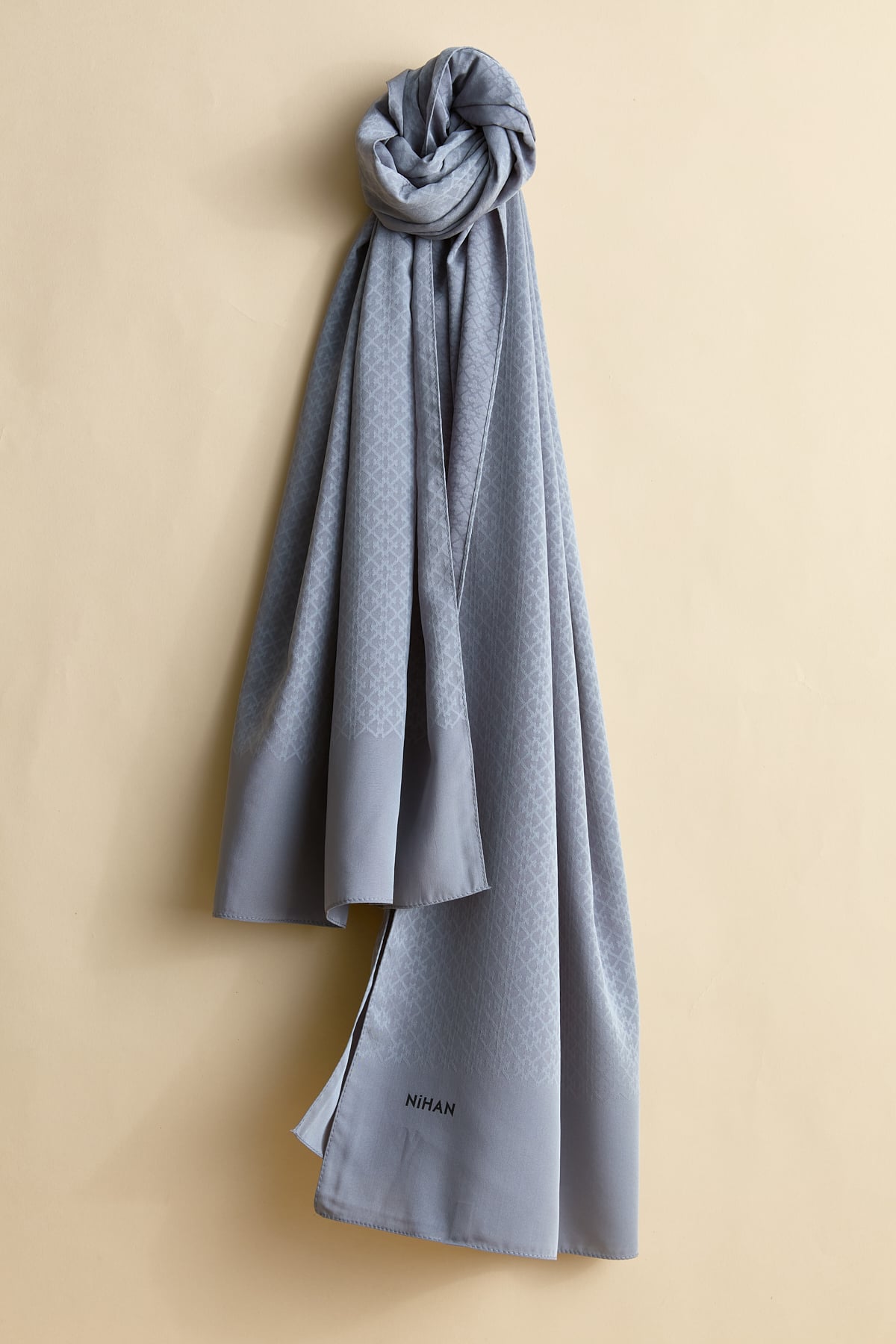 NİHAN Shawl Nihan Jakar Desenli Şal  Antrasit_modest