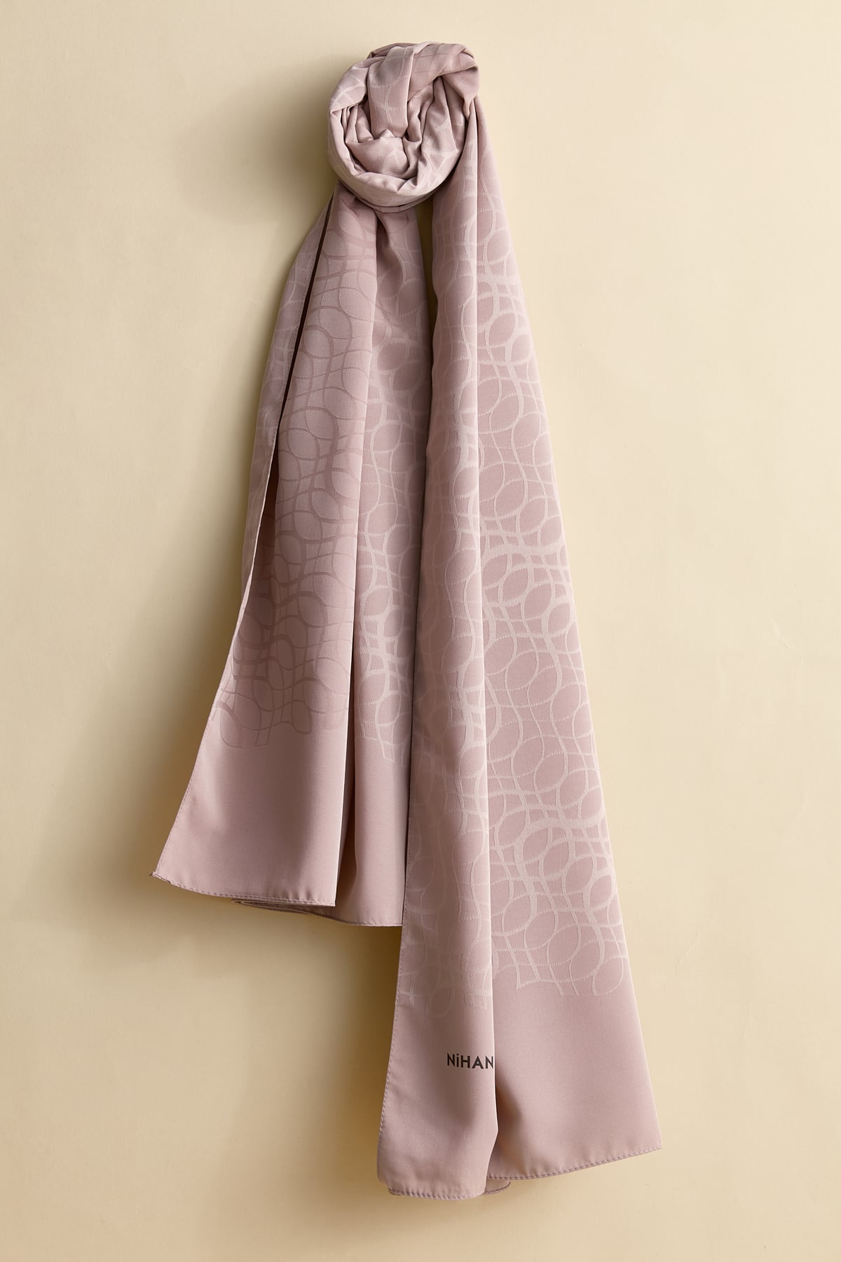 NİHAN Shawl Nihan Jakar Desenli Şal  Kahve_modest