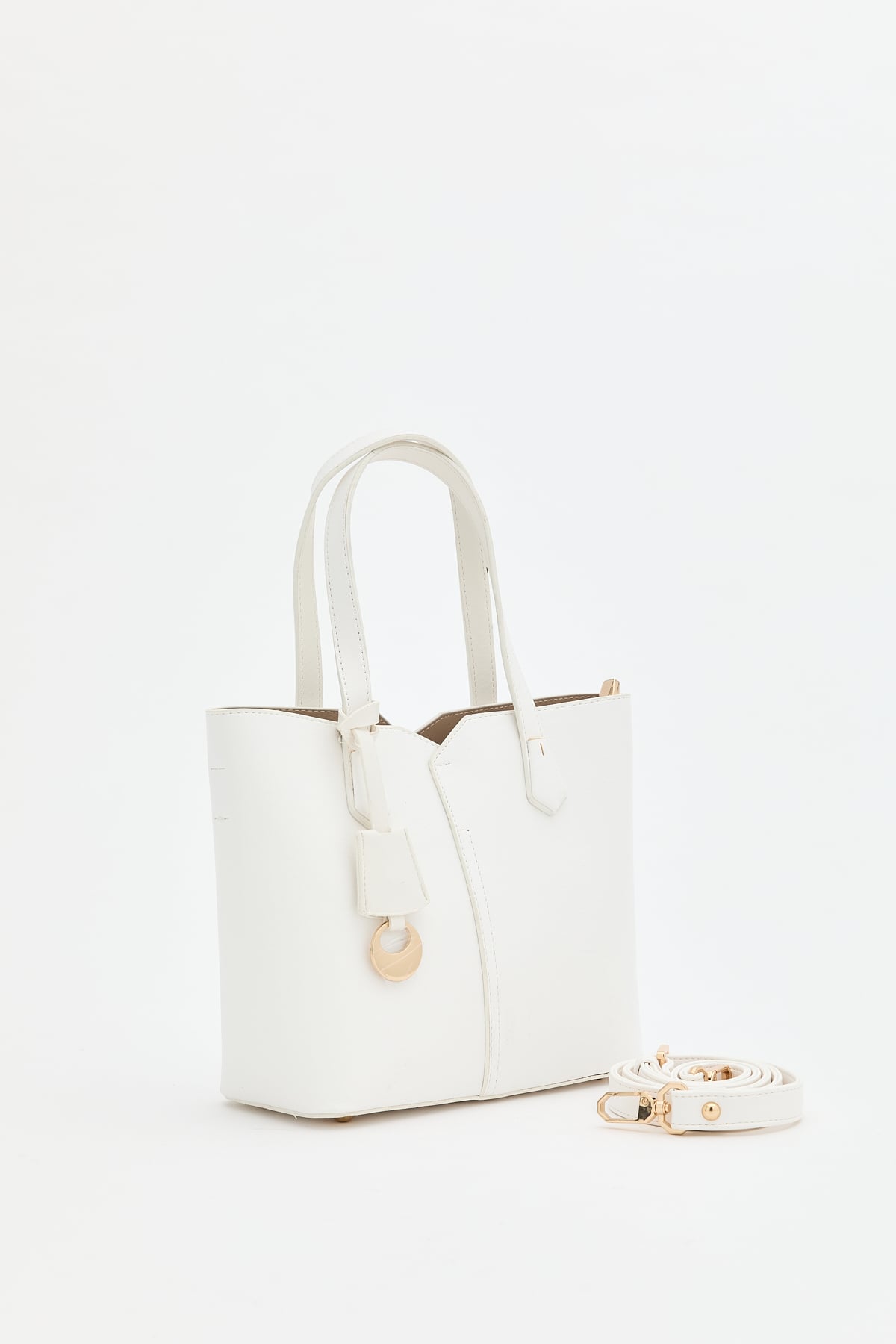 NİHAN Bags Nihan Tote Çanta  Beyaz_modest