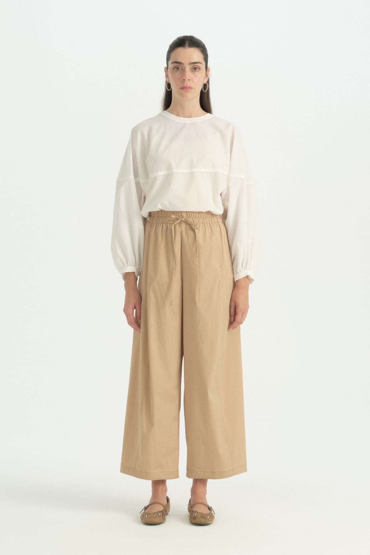Pamuk Baggy Pantolon  Camel
