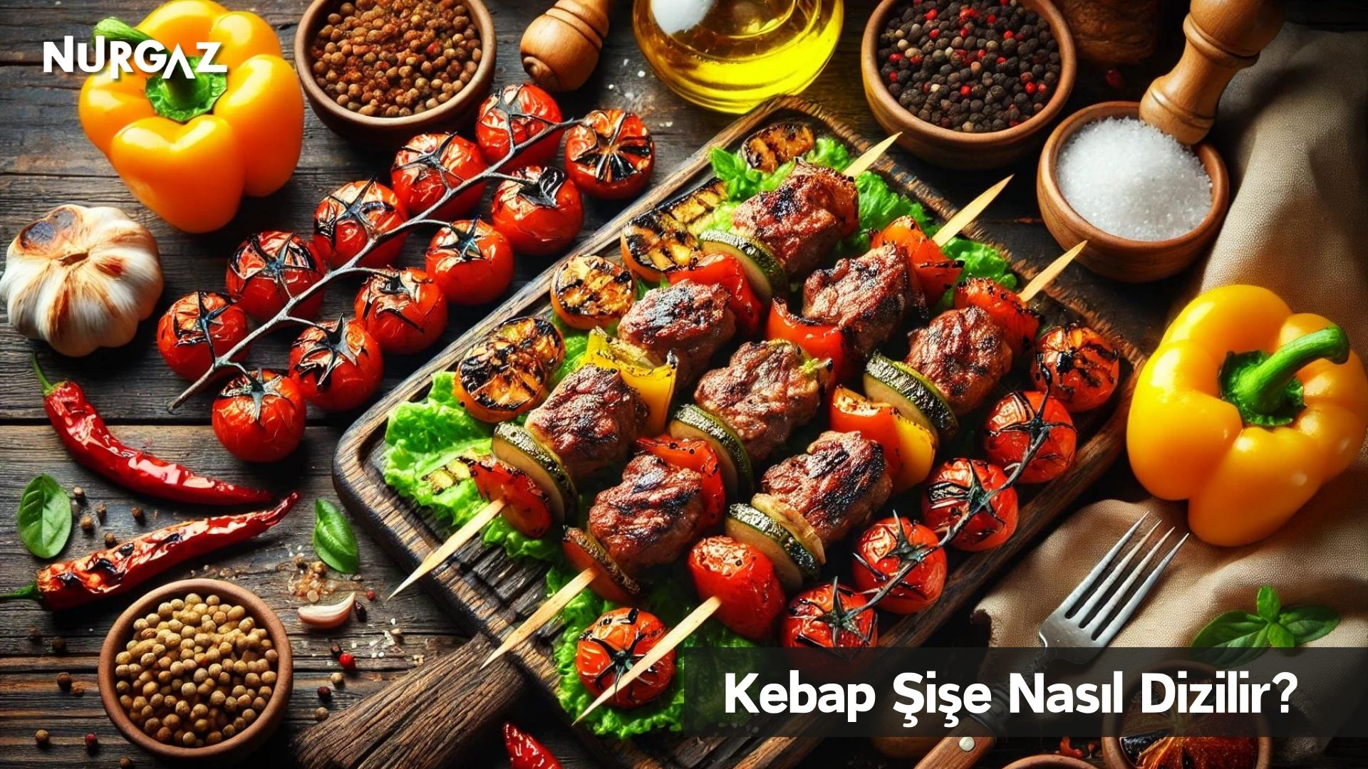 kebap şişe nasıl dizilir