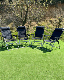 4'LÜ KATLANIR LÜX SANDALYE SET