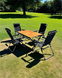 ODİN MASA 4 LUX SANDALYE SET