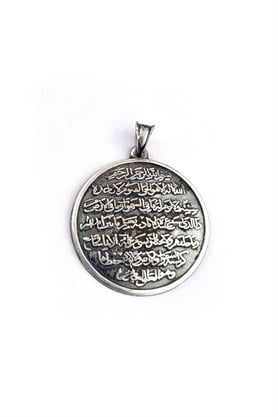 Nazar Dualı 925 Ayar Gümüş kolye ucu 
