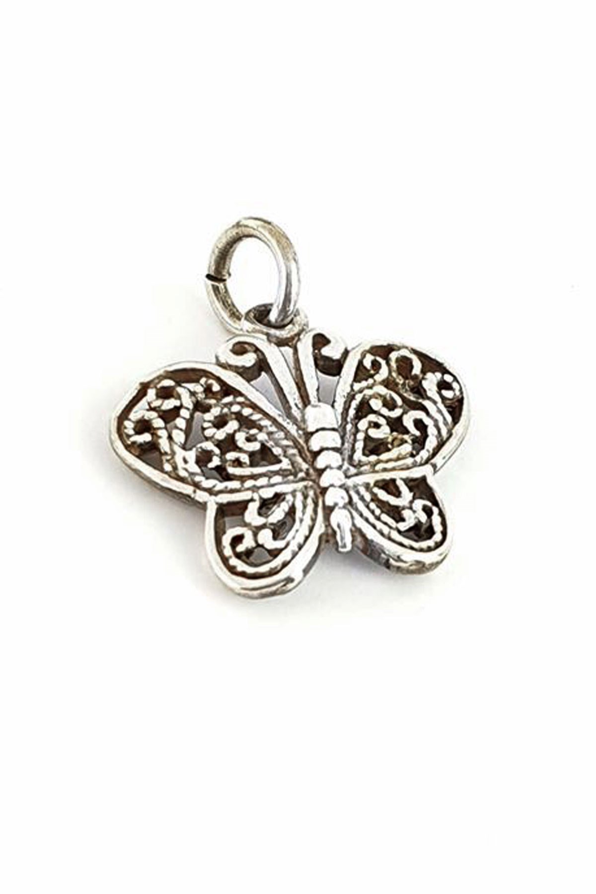 Kelebek Figürlü gümüş kolye ucu - OSESHOP